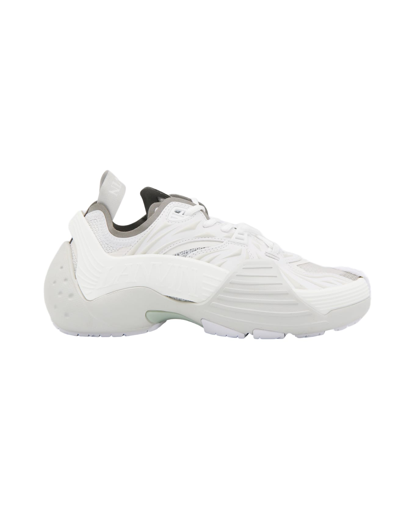 Lanvin White Leather Flash X Sneakers - White