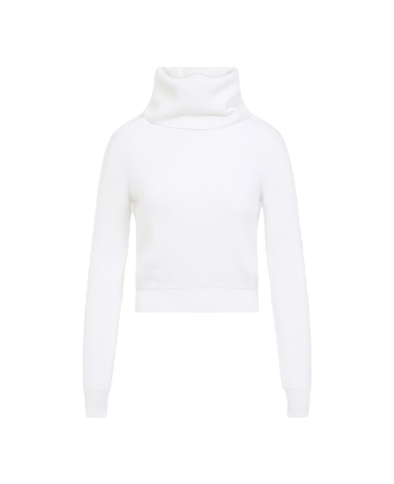 Alaia Alaïa Hooded Long Sleeves Top - Blanc Naturel