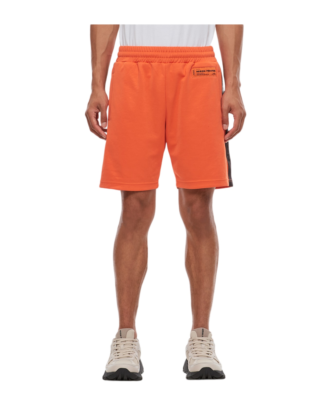 HERON PRESTON Logoed Trackshorts - Orange