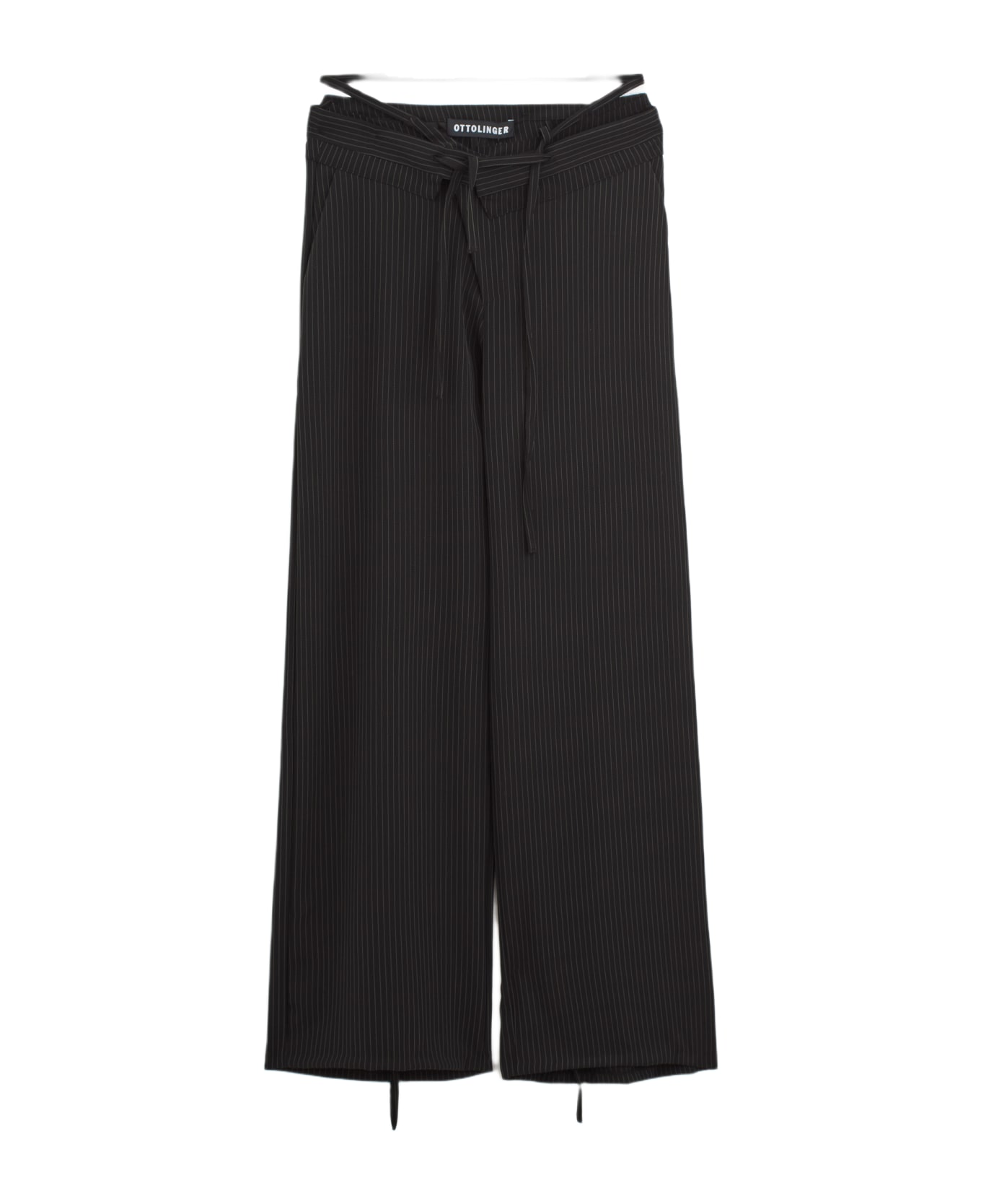 Ottolinger Double Fold Suit Pants - black