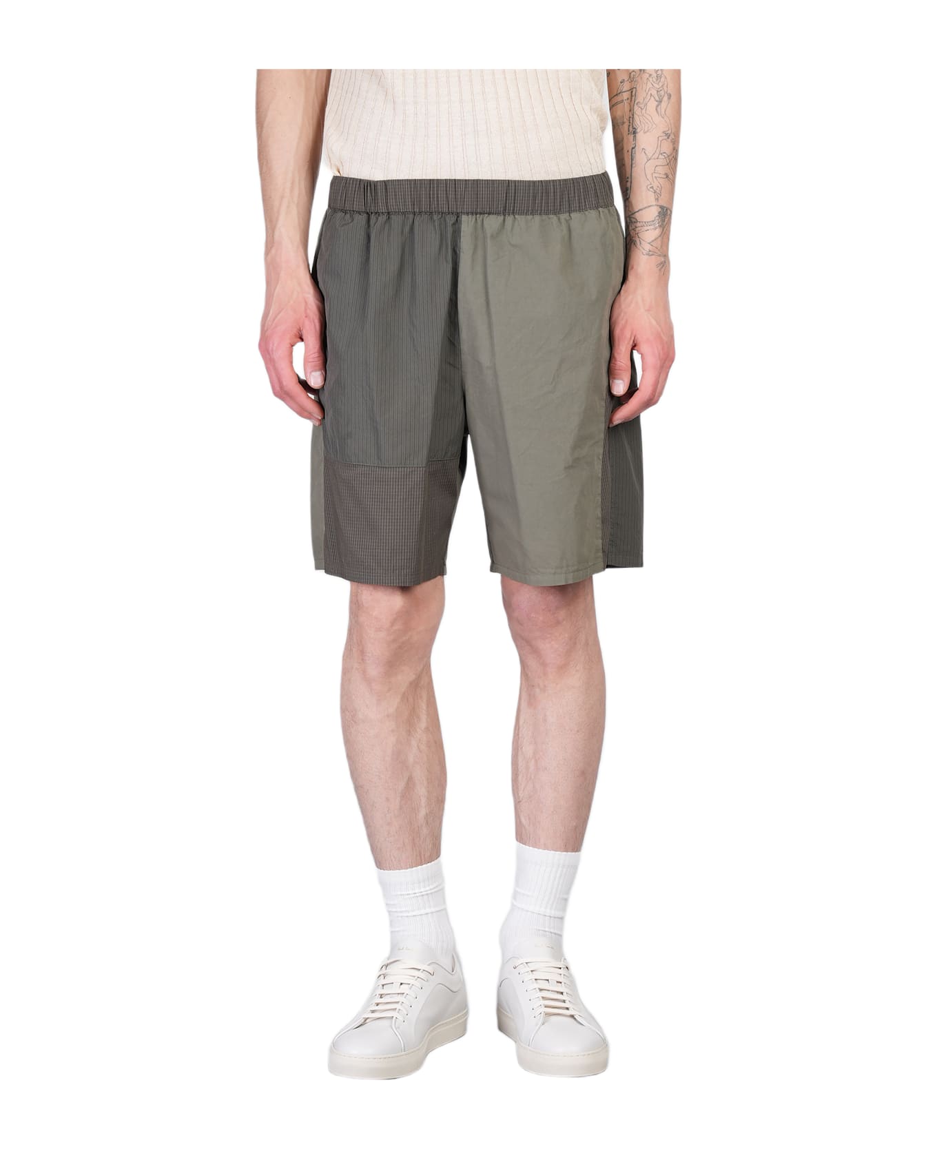 Mauro Grifoni Shorts In Green Cotton - green