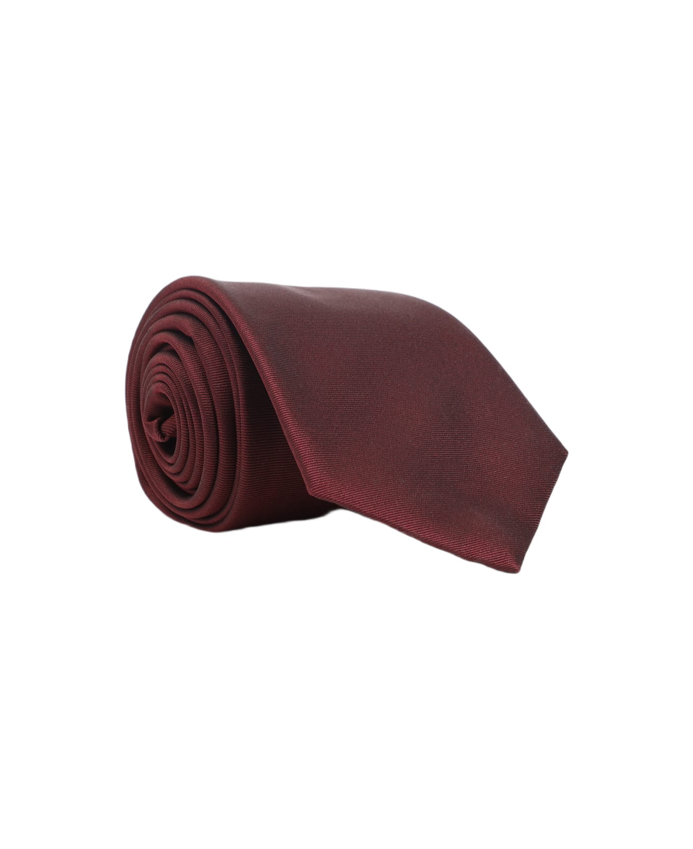 Giorgio Armani Silk Tie - Ruby