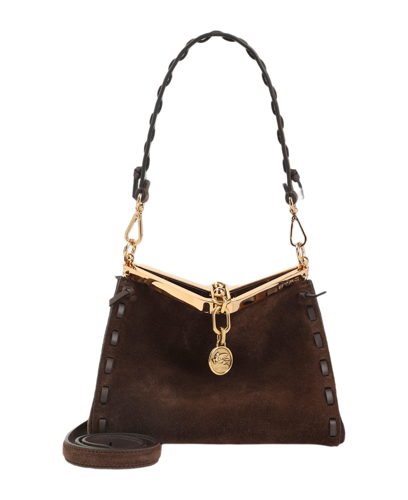 Etro Vela S Shoulder Bag - Marrone
