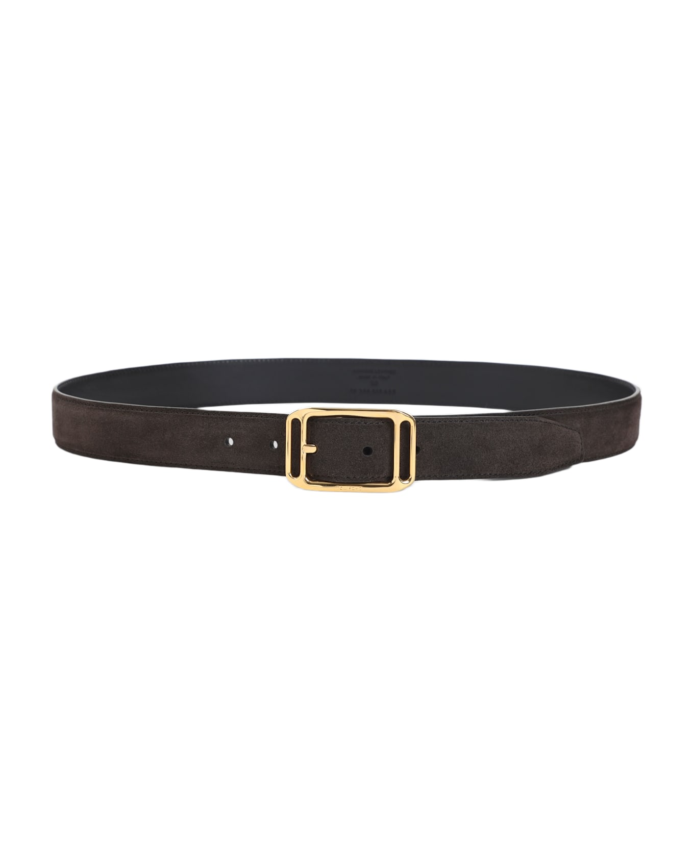 Tom Ford Suede Calf Leather Belt - Brown