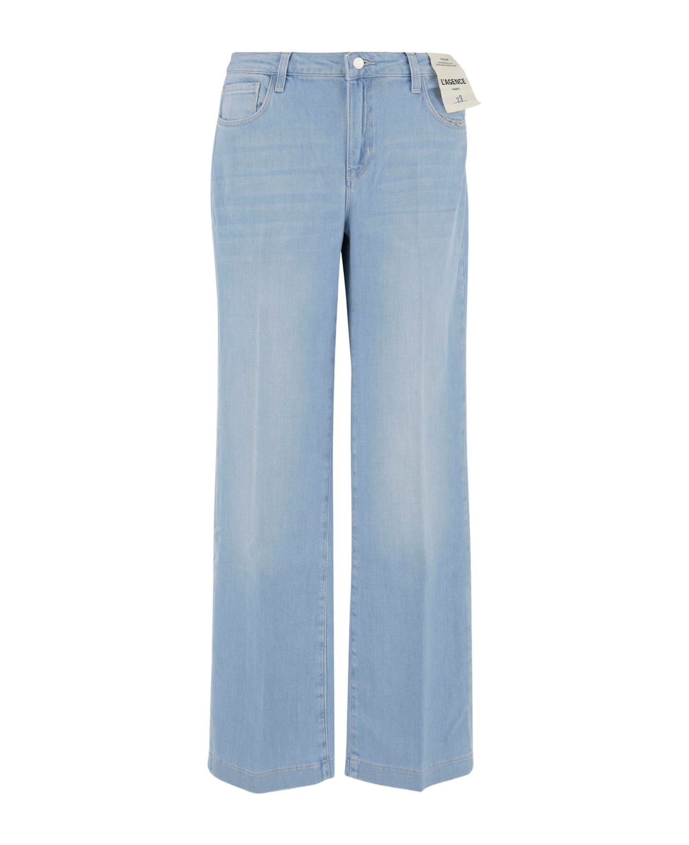 L'Agence Joanne Stretch Cotton Jeans - Light denim