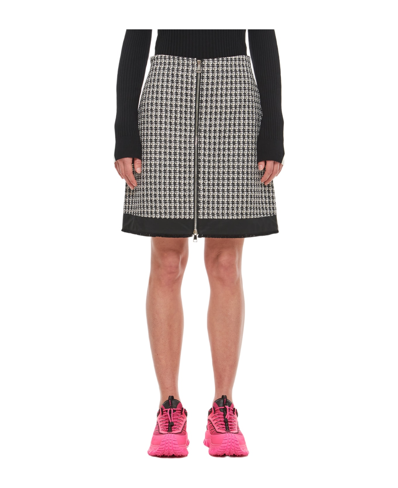 Moncler Tweed Mini Skirt - Black