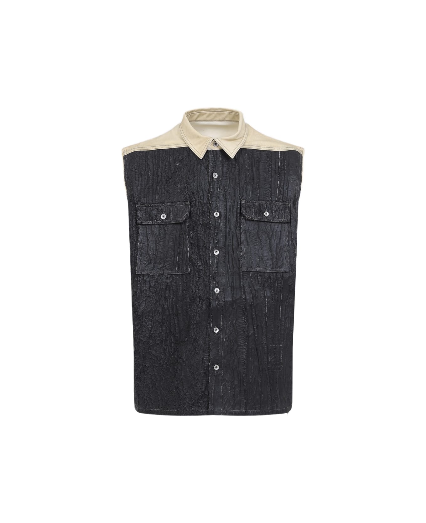 DRKSHDW Sl Tommy Jumbo Jacket - Parchment Black