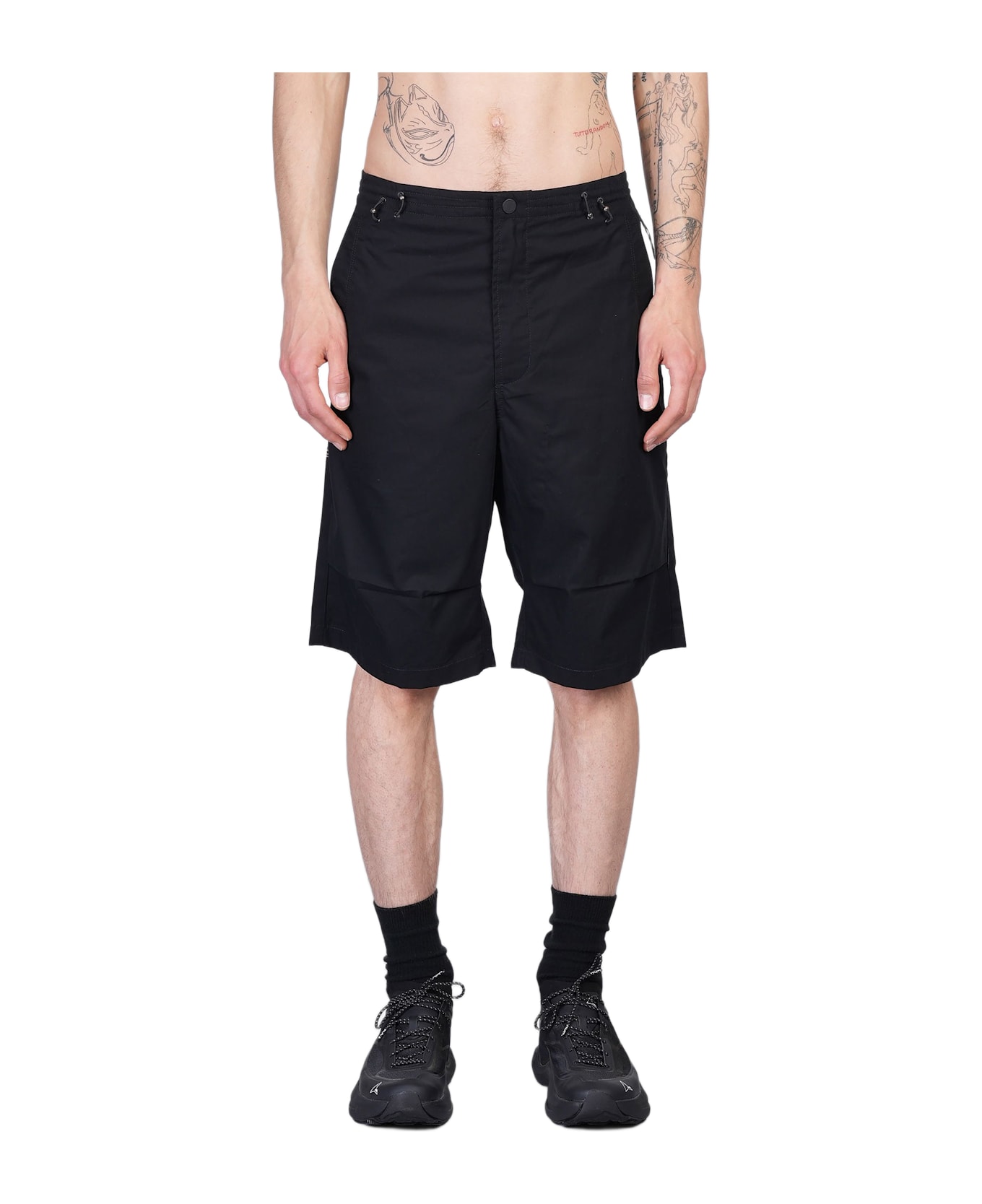 Maharishi Shorts In Black Cotton - black