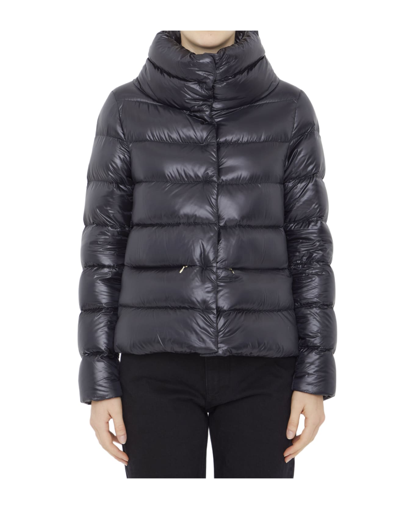 【関税＆送料込み】Herno Nylon Short Down Jacket Herno Iconico Short-Sleeve Down Jacket | Saks Fifth Avenue