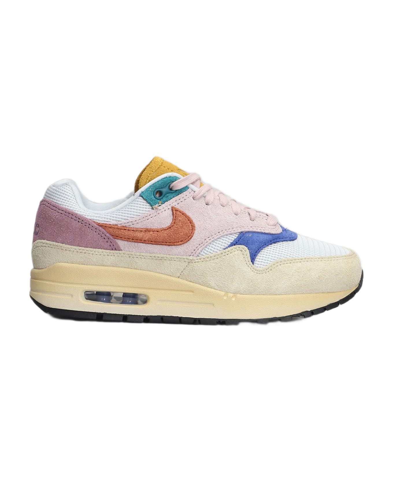 Nike Air Max 1 87 Prm Sneakers In Multicolor Suede And Fabric - multicolor