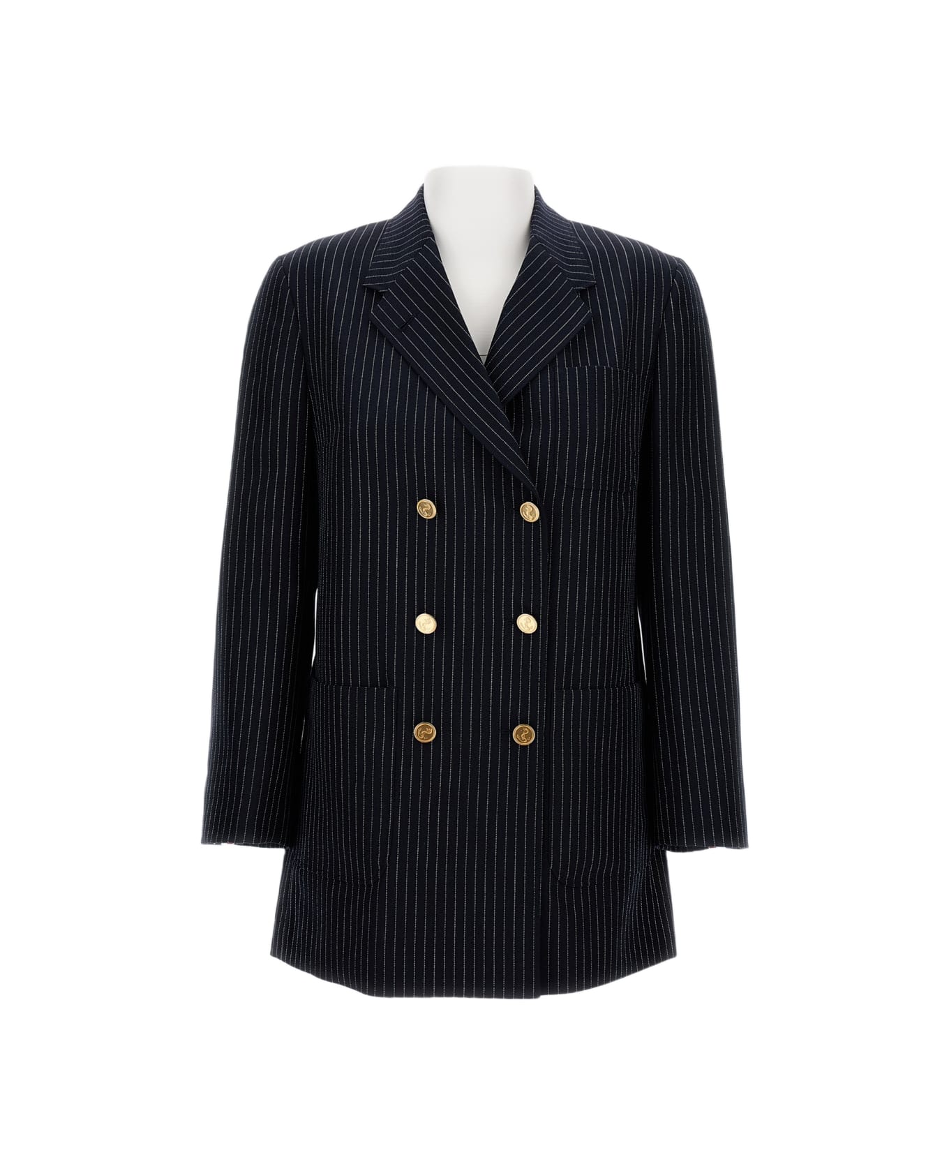 Thom Browne Women
s Double-breasted Jacket - Blue ブレザー