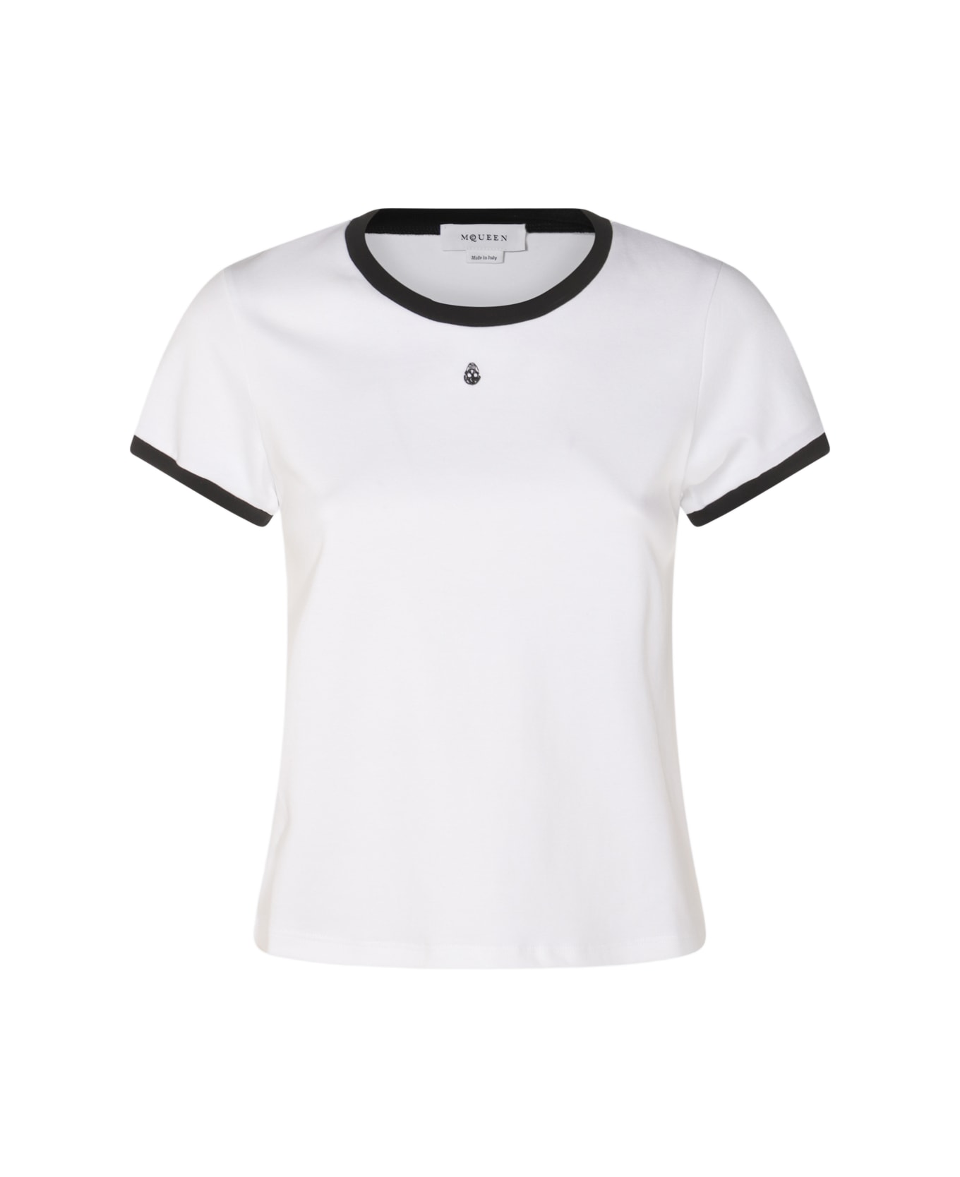 Alexander McQueen White Cotton T-shirt - White