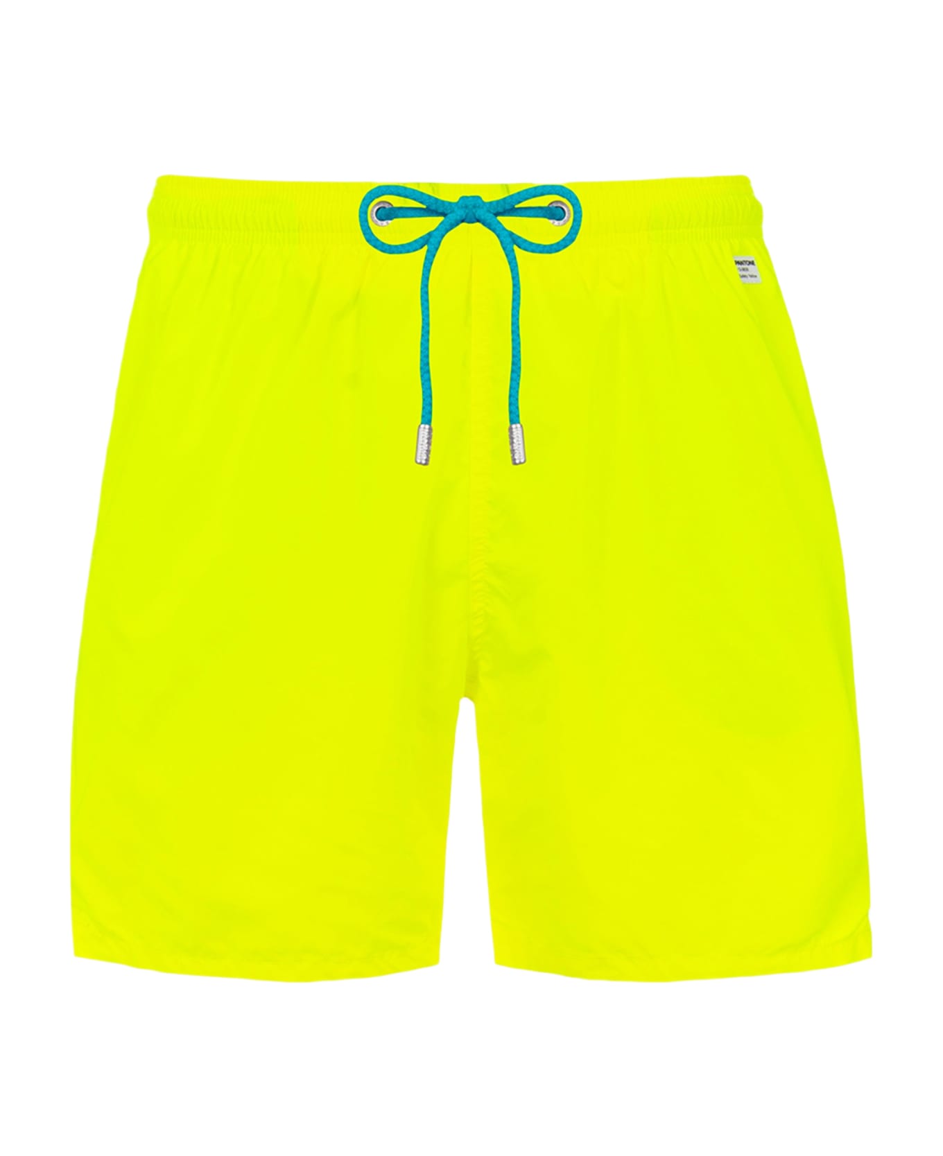 MC2 Saint Barth Man Lightweight Fabric Fluo Yellow Swim Shorts Lighting Pantone | Pantone® Special Edition - YELLOW