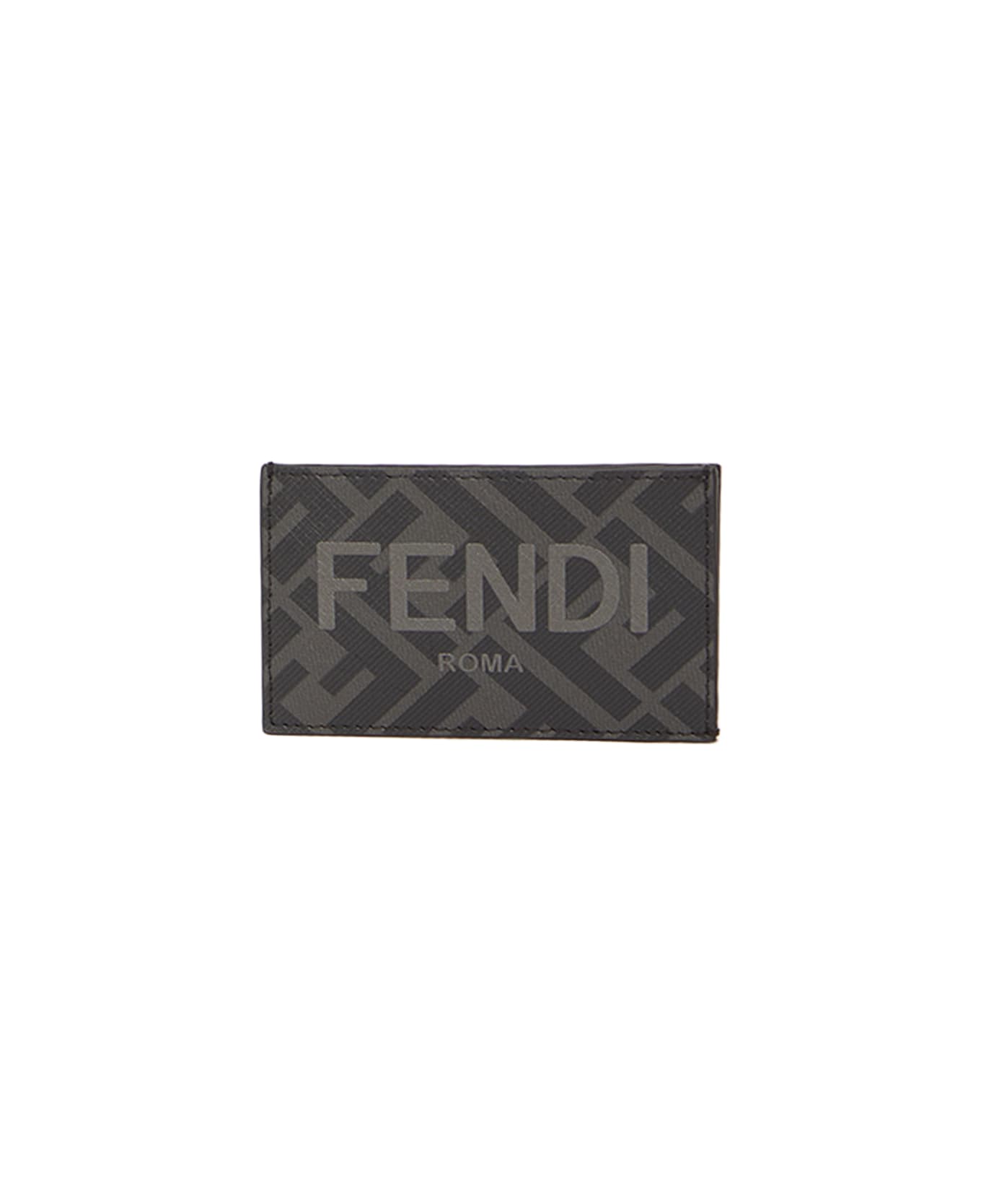 Fendi Cardholder With Logo - BLACK