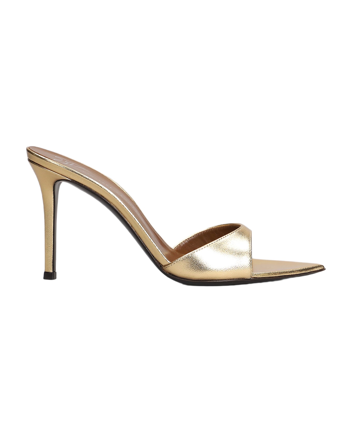 Giuseppe Zanotti Intriigo Strap 90 Sandals In Gold Leather - gold