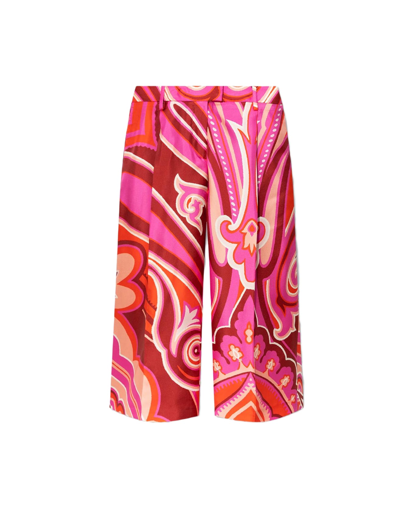 Etro Patterned Bermuda Shorts - FUCHSIA