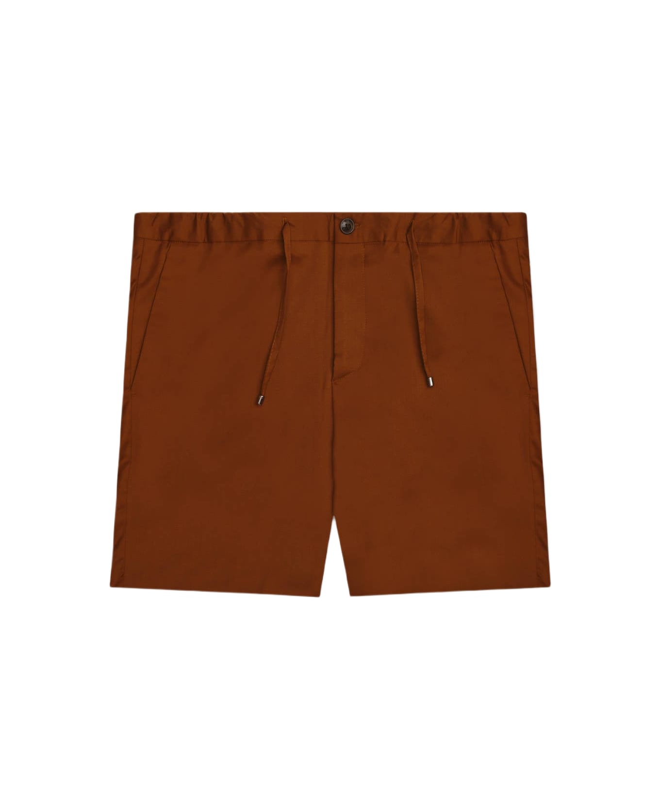 Larusmiani Wool Shorts Positano Pants - Brown