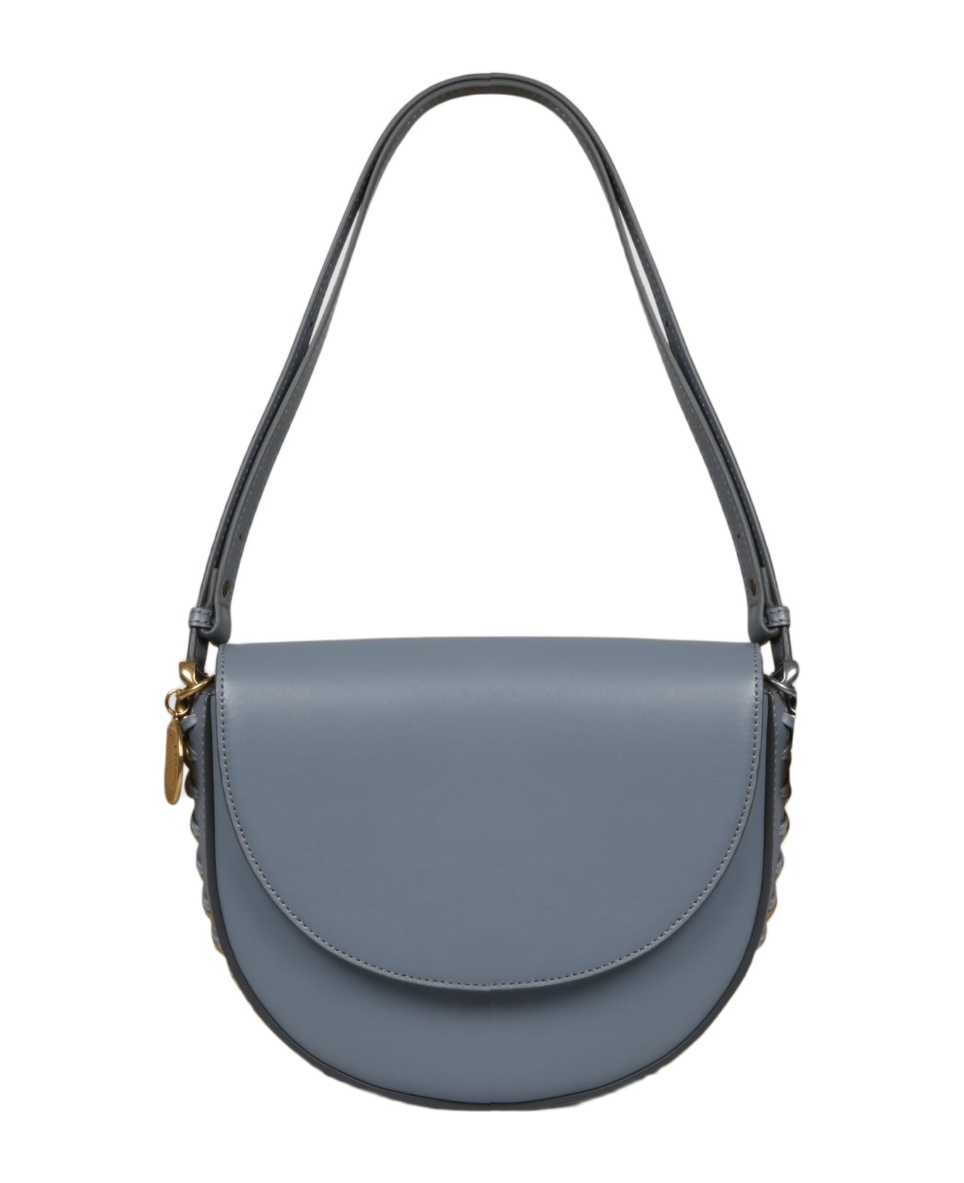 Stella McCartney Frayme Medium Flap Shoulder Bag - Blue