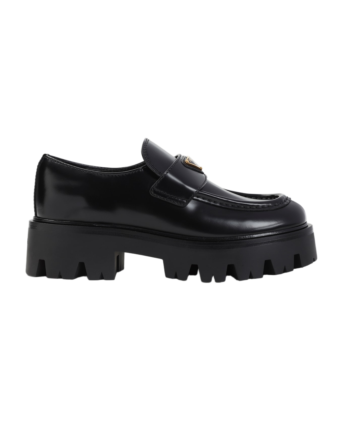 Prada Calf Leather Loafers - Nero