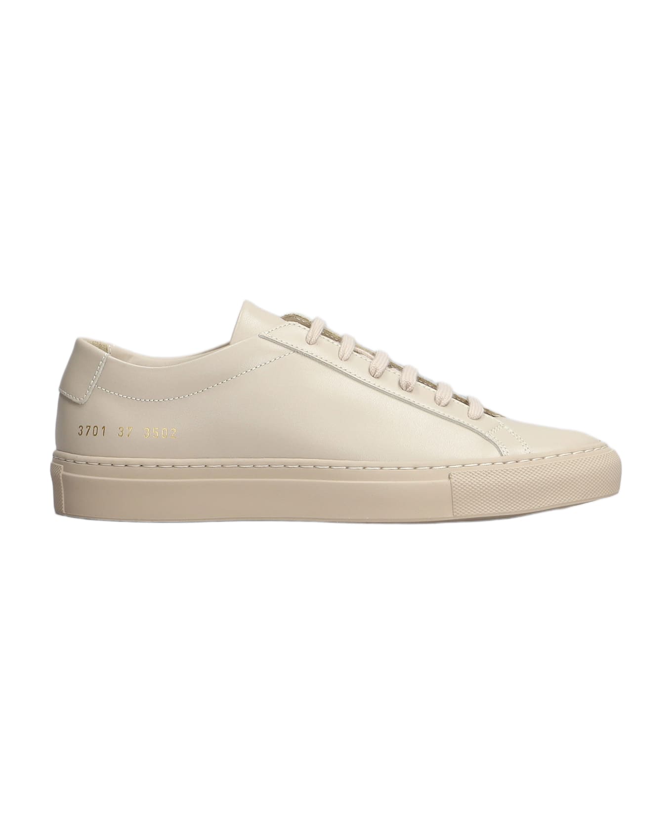 Common Projects Original Achilles Sneakers In Beige Leather - beige