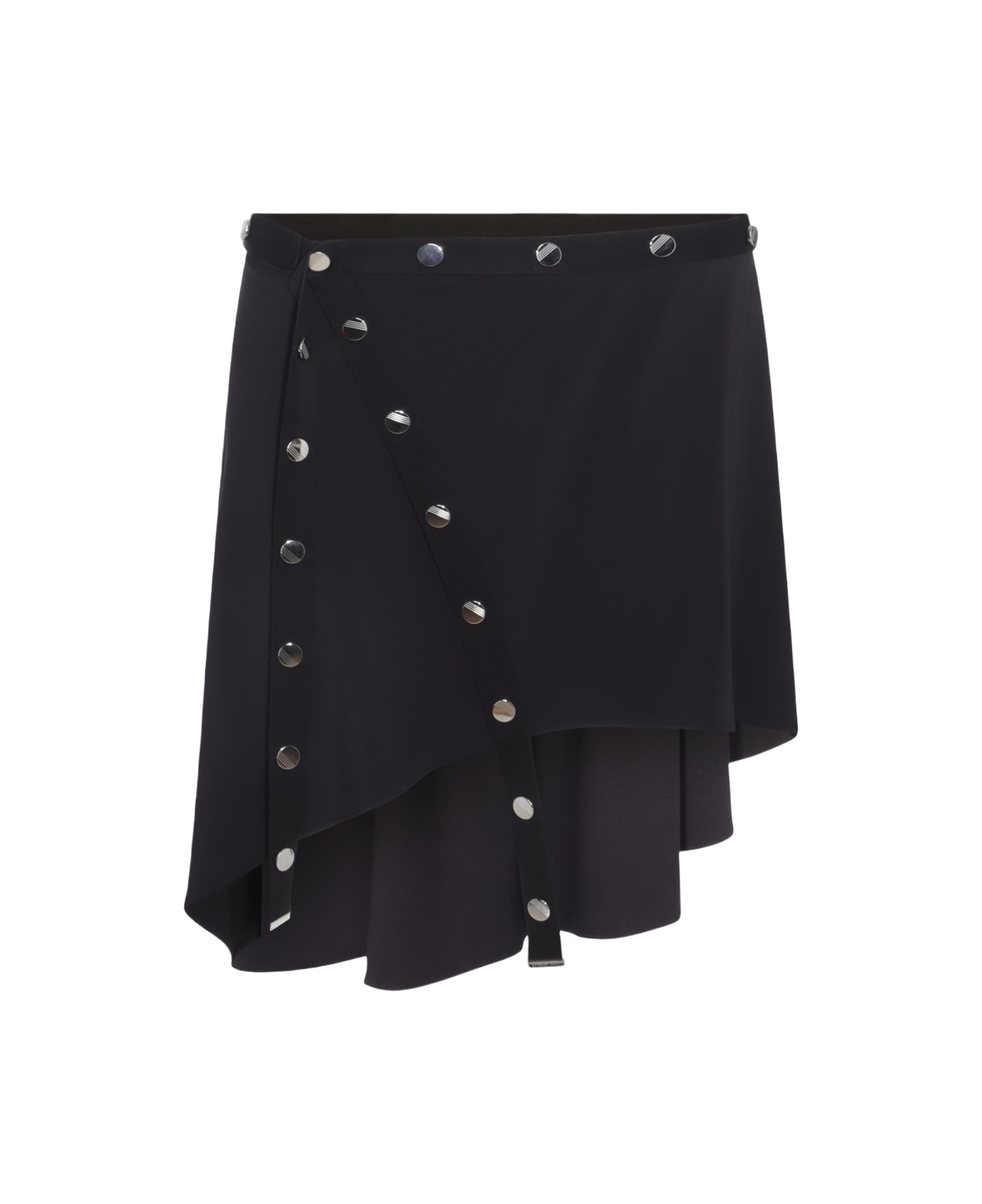 The Attico Black Mini Skirt - Black
