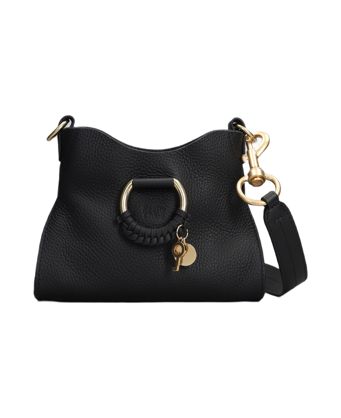 See by Chloé Joan Mini Shoulder Bag In Black Leather - black