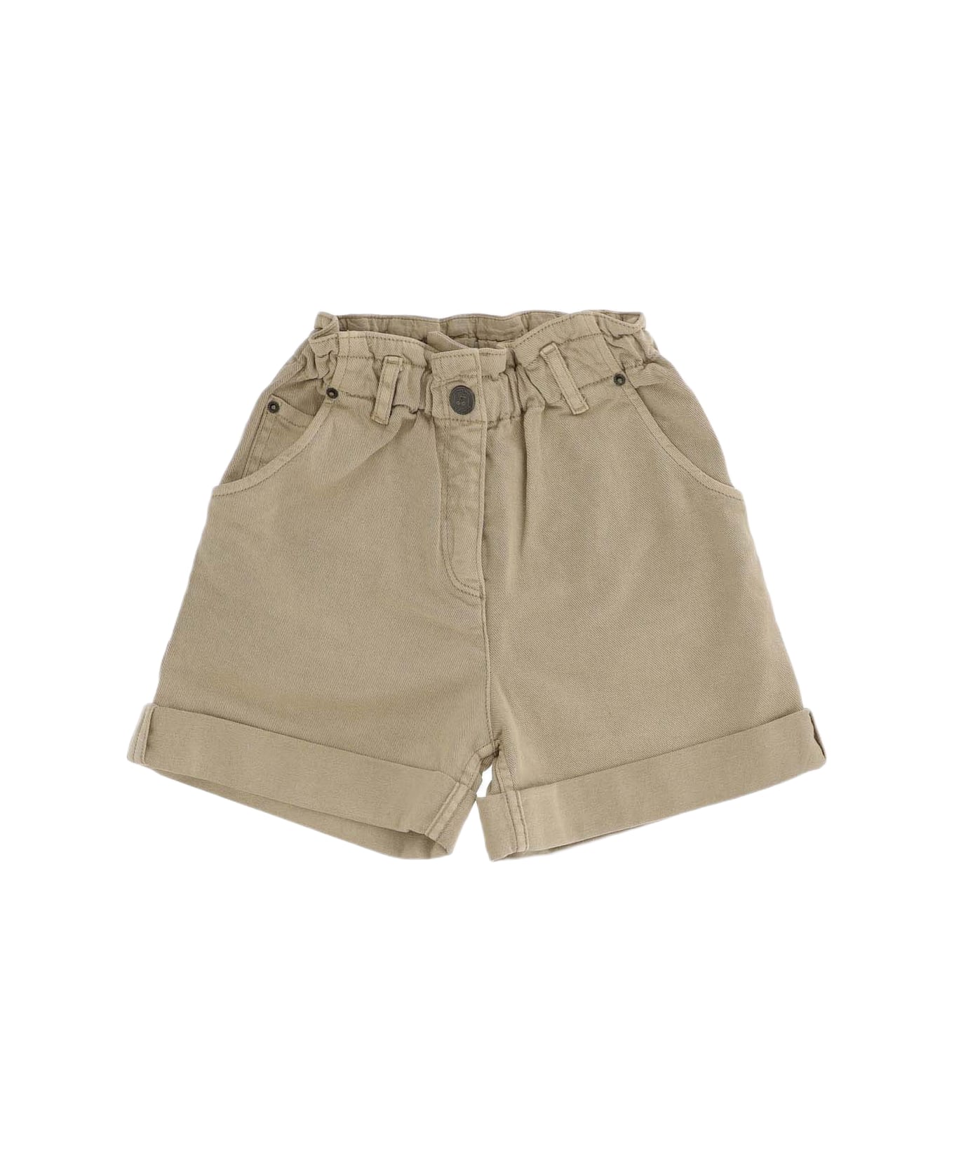 Bonpoint Stretch Cotton Bermuda Shorts - Sable ボトムス