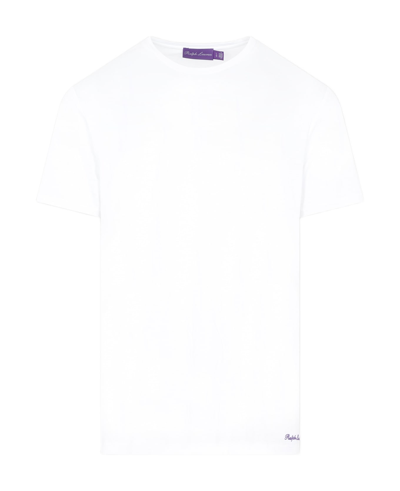 Ralph Lauren Embroidered Logo T-shirt - Classic White