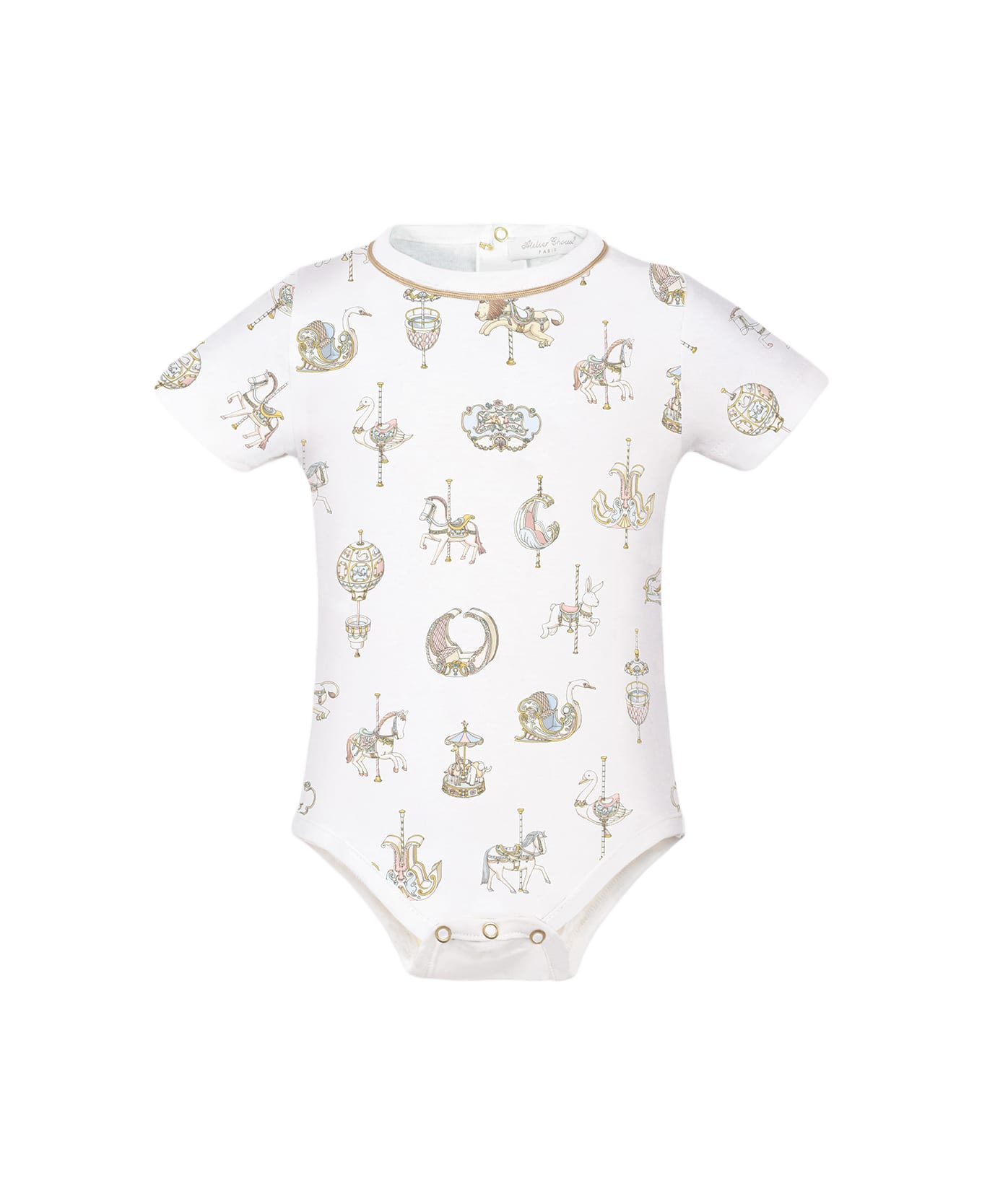 Atelier Choux Body Onesie Carousel - Red