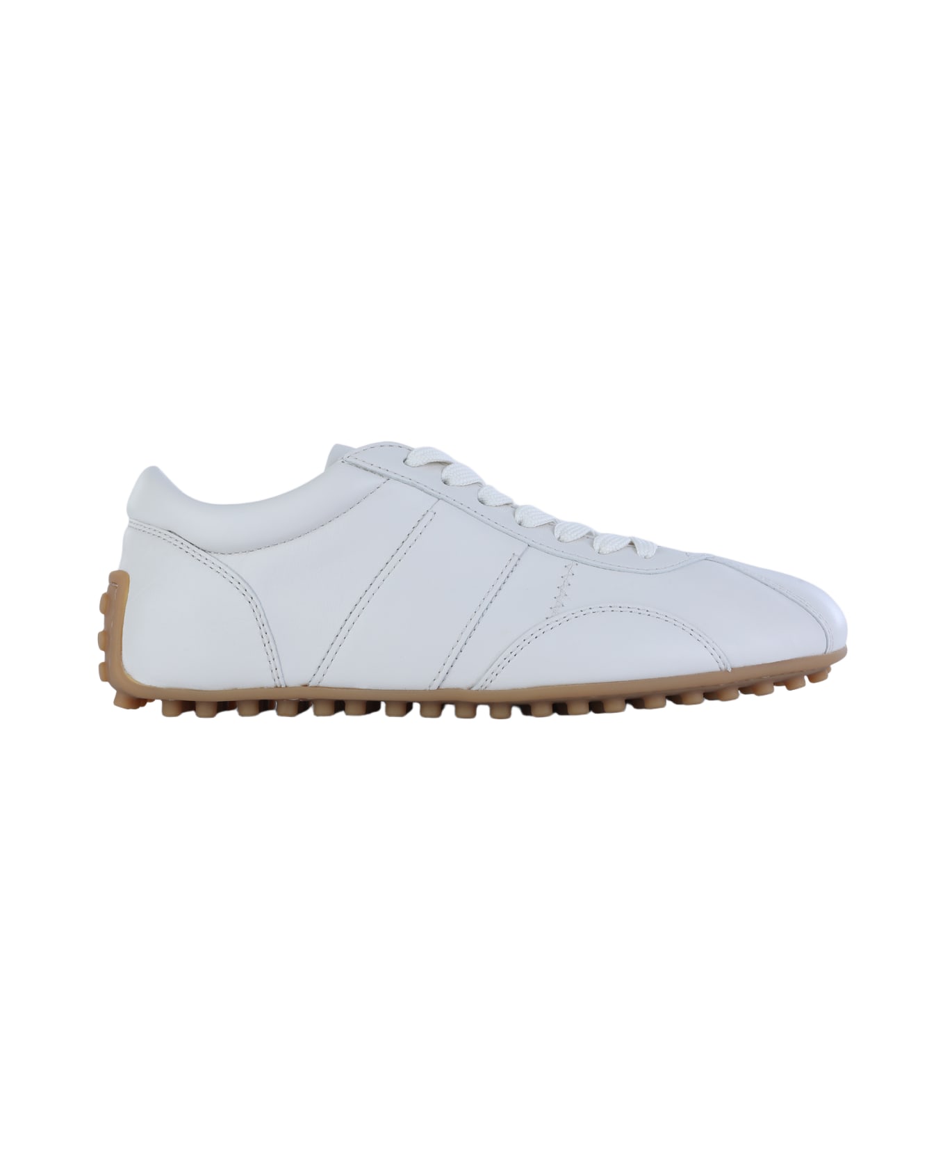 Tod's White Leather Sneakers - White