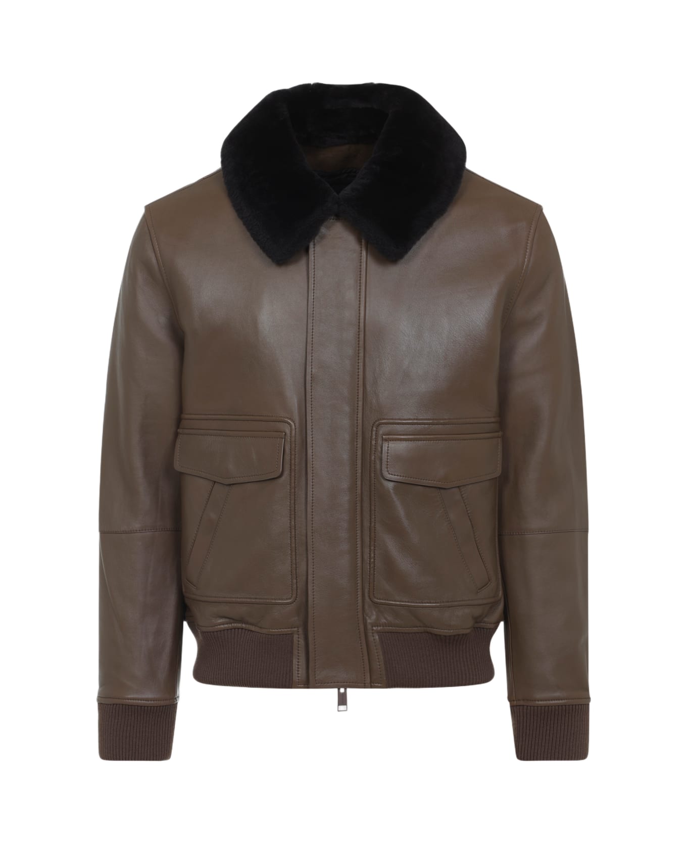 Yves Salomon Lamb Jacket - Camel