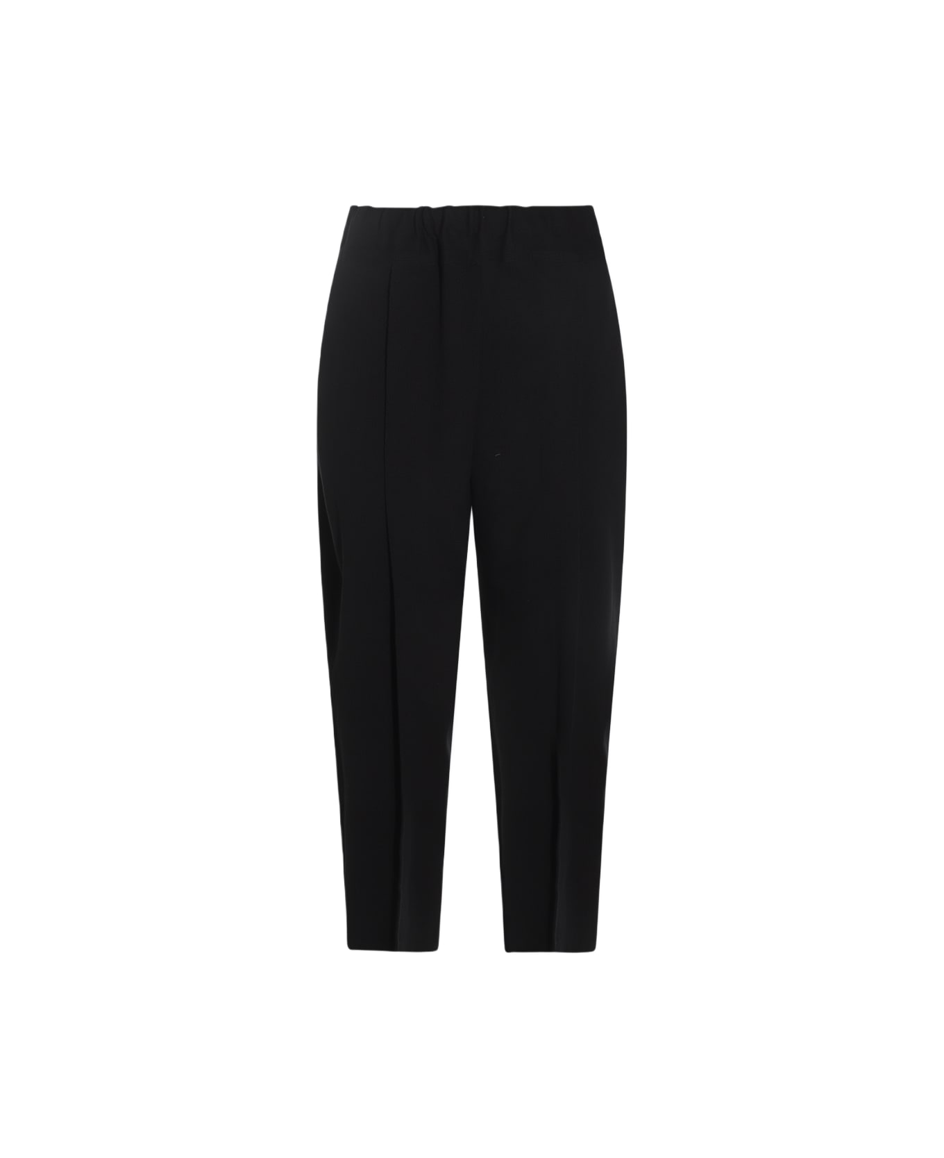 Issey Miyake Black Cotton Pants - Black