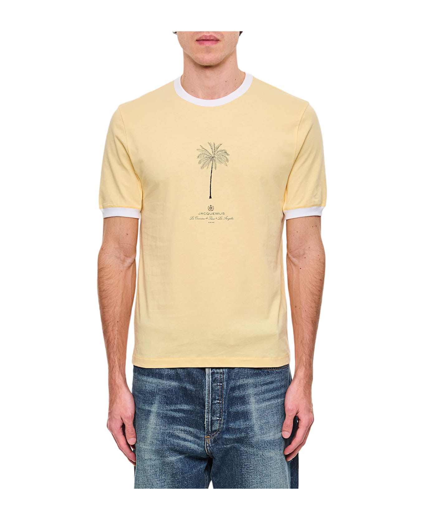 Jacquemus T-shirt - Iz Palm Tree Beige