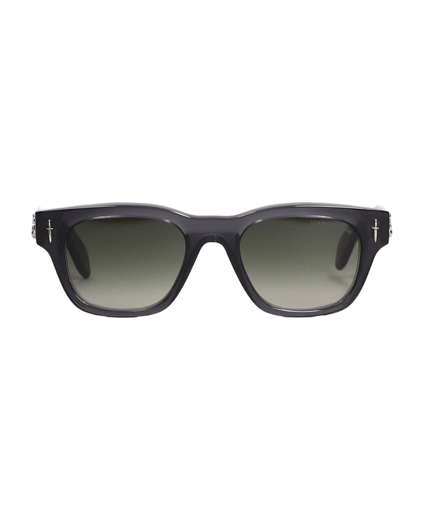 Cutler and Gross The Great Frog Sunglasses In Grey Acetate - grey