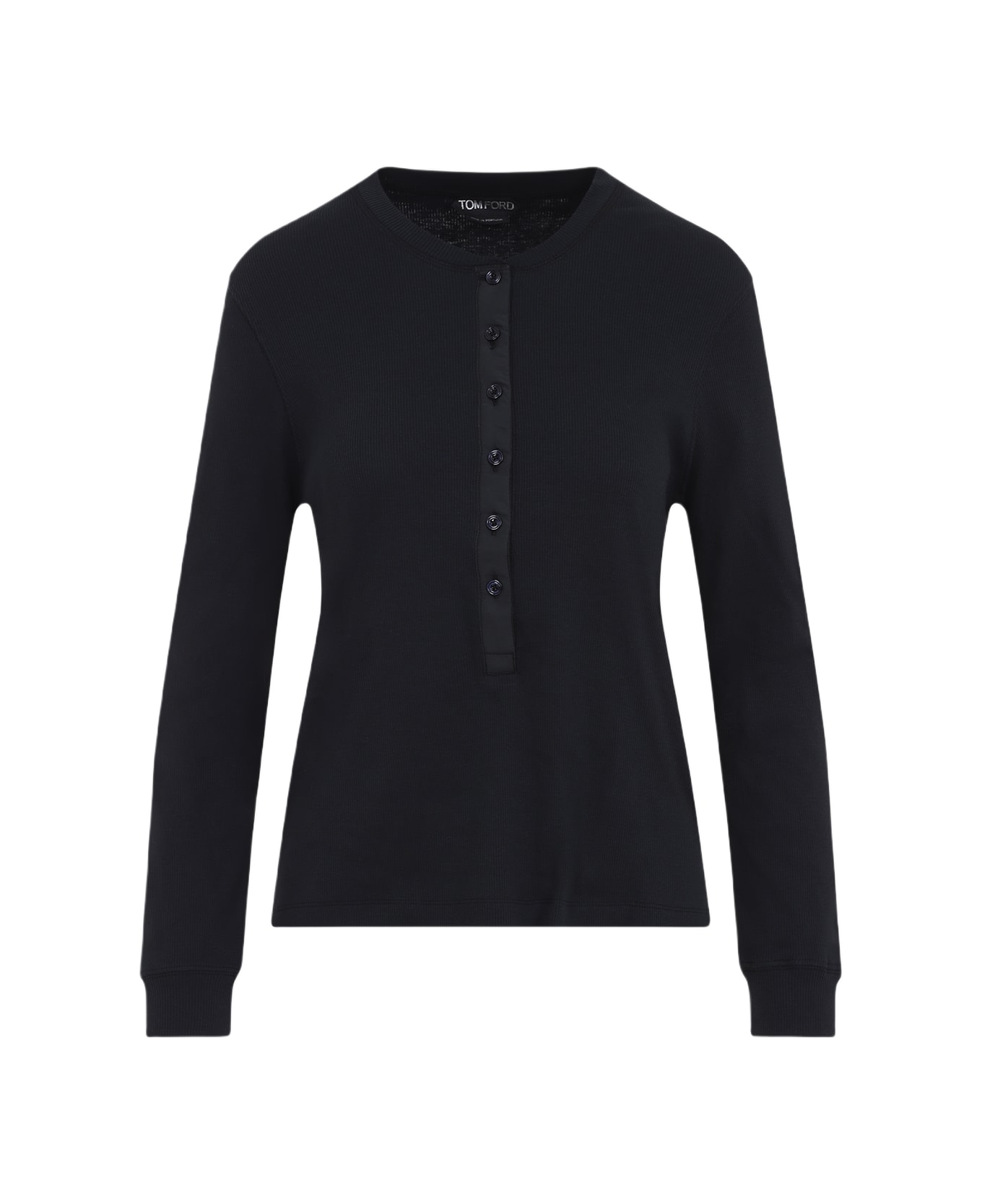 Tom Ford Henley T-shirt - Black