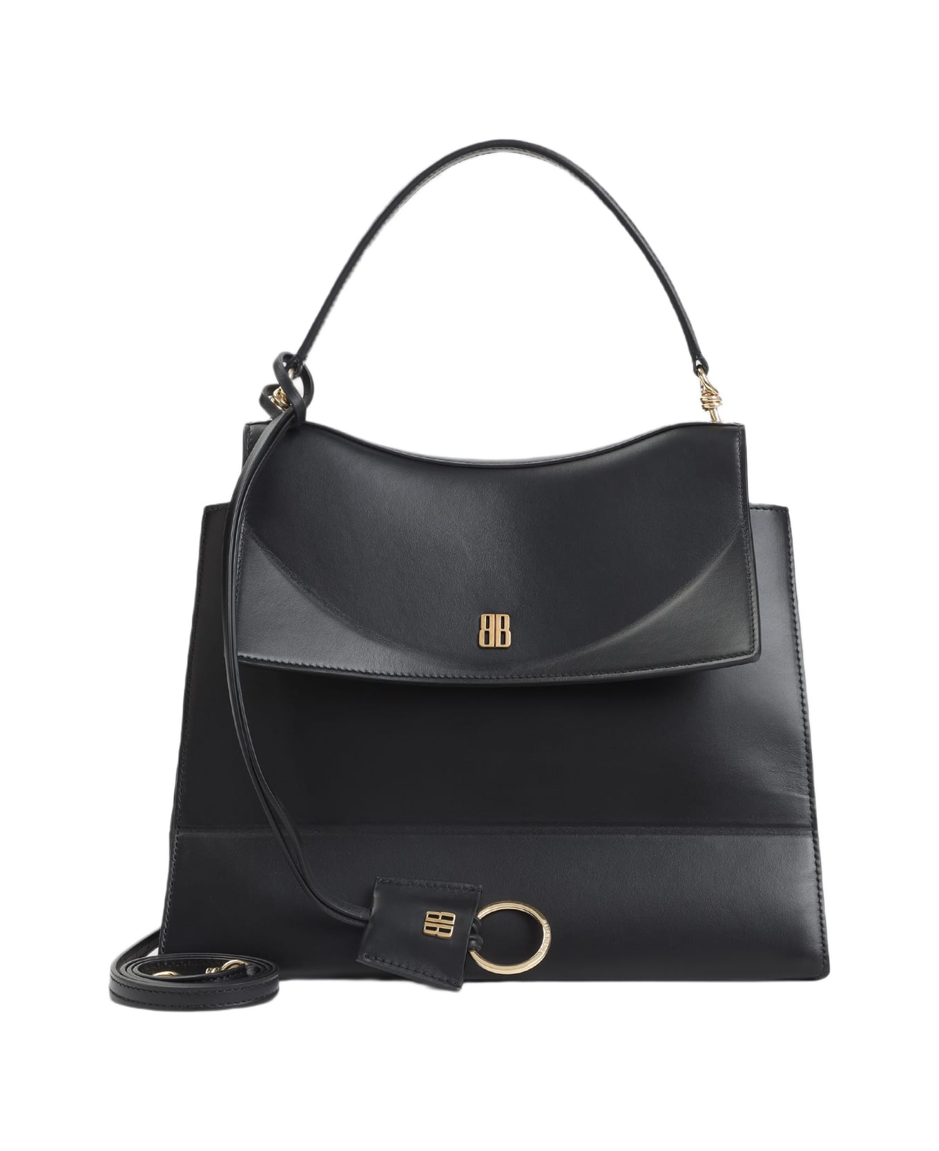 Balenciaga Nano Shoulder Bag - Black