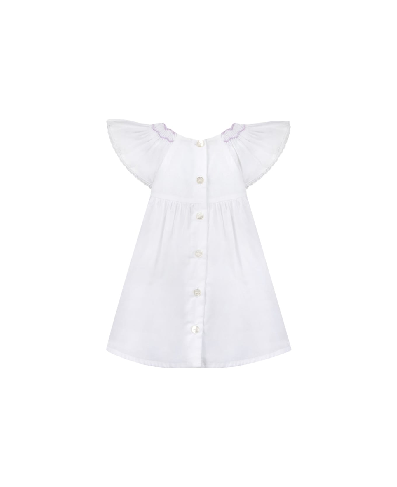 Tartine et Chocolat Dress - WHITE ワンピース＆ドレス