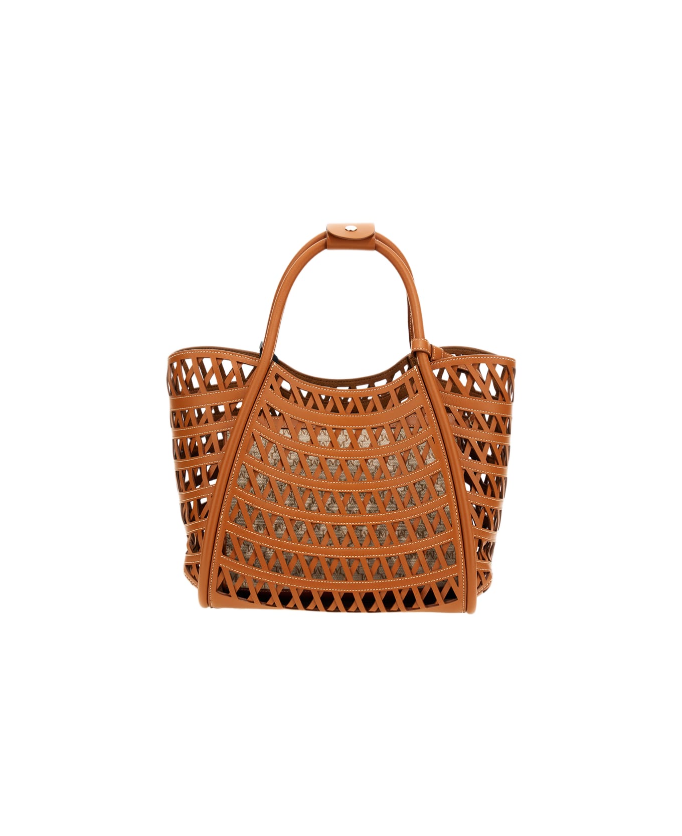 Max Mara Marine Sweaving Bag - Brown