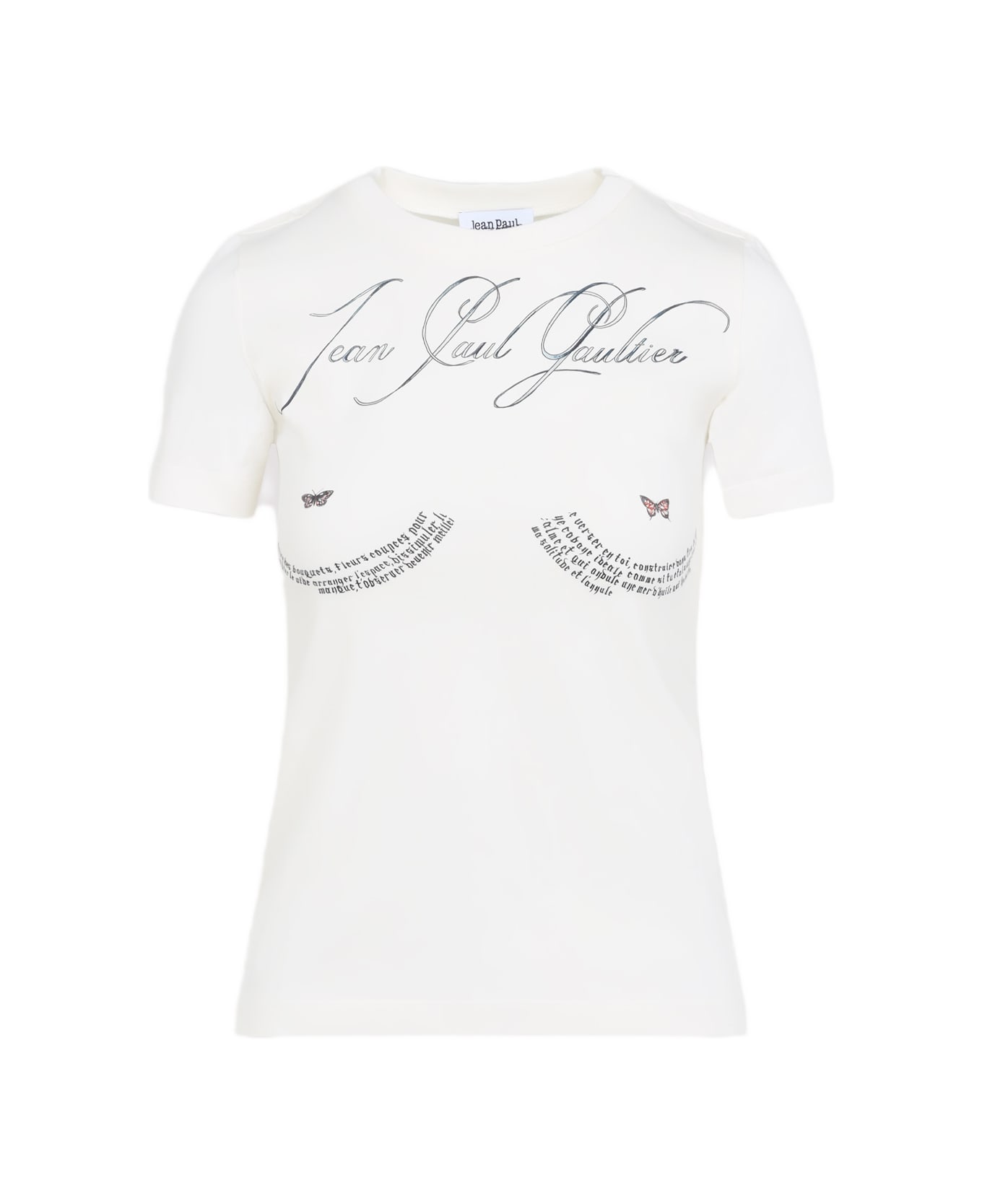 Jean Paul Gaultier Printed Tattoo T-shirt - Offwhite Black