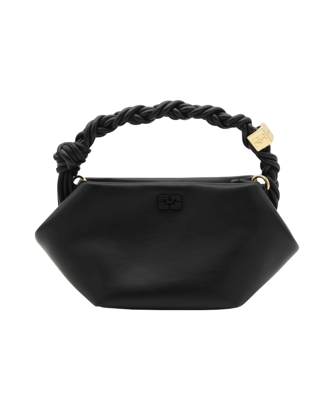 Ganni Black Top Handle Bag - Black