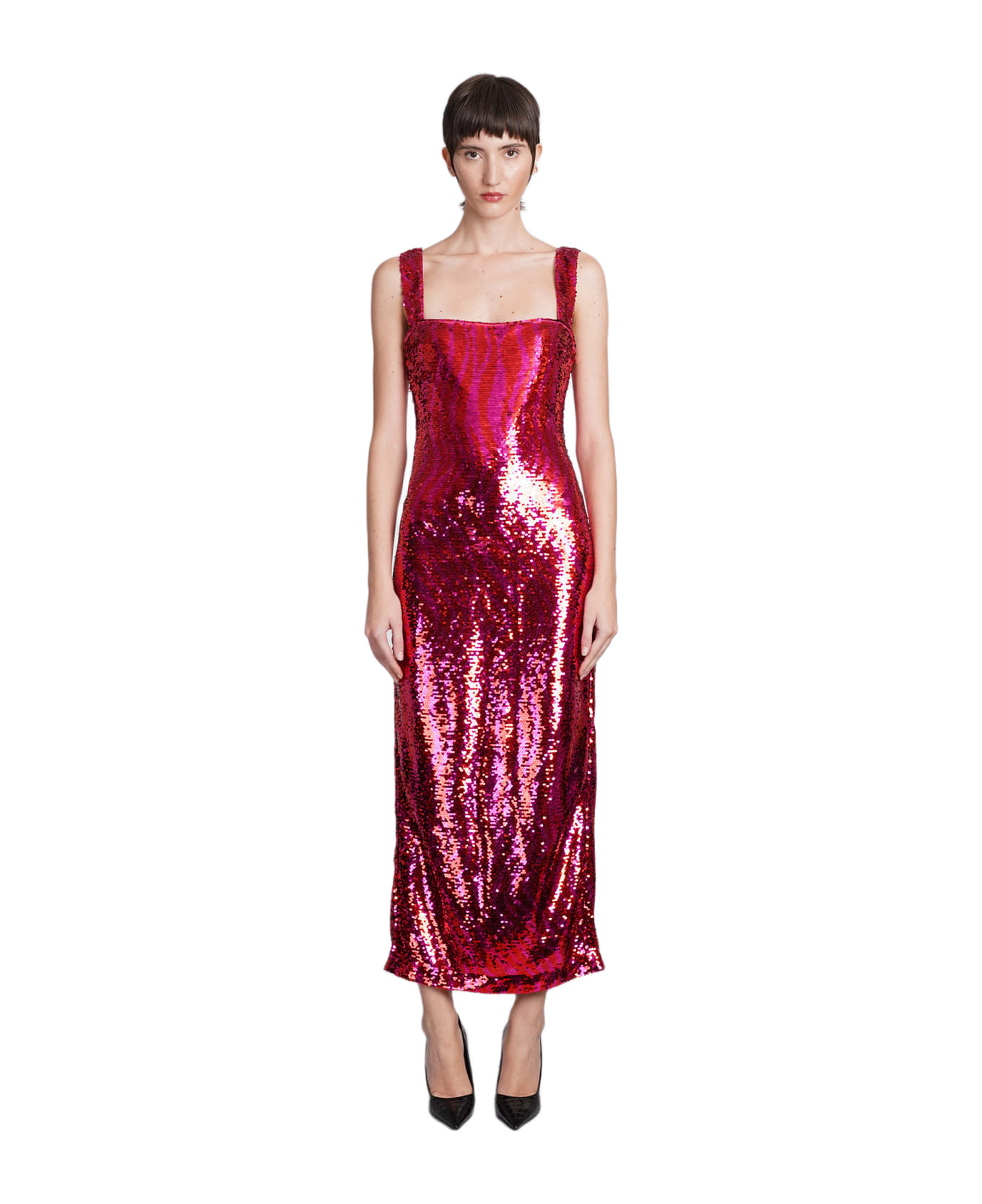 Chiara Ferragni Dress In Red Polyester italist