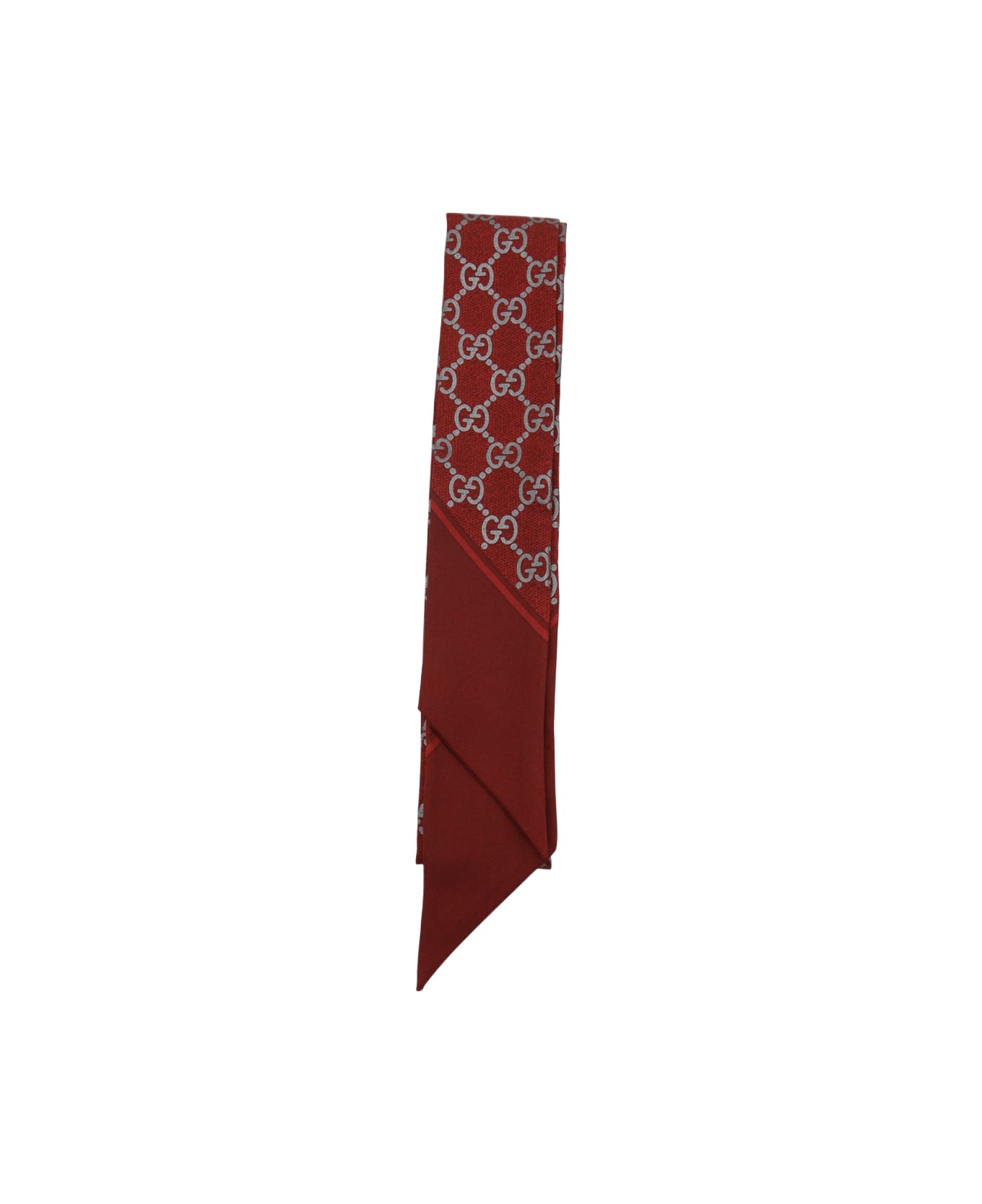 Gucci Red Silk Scarves - Bordeaux