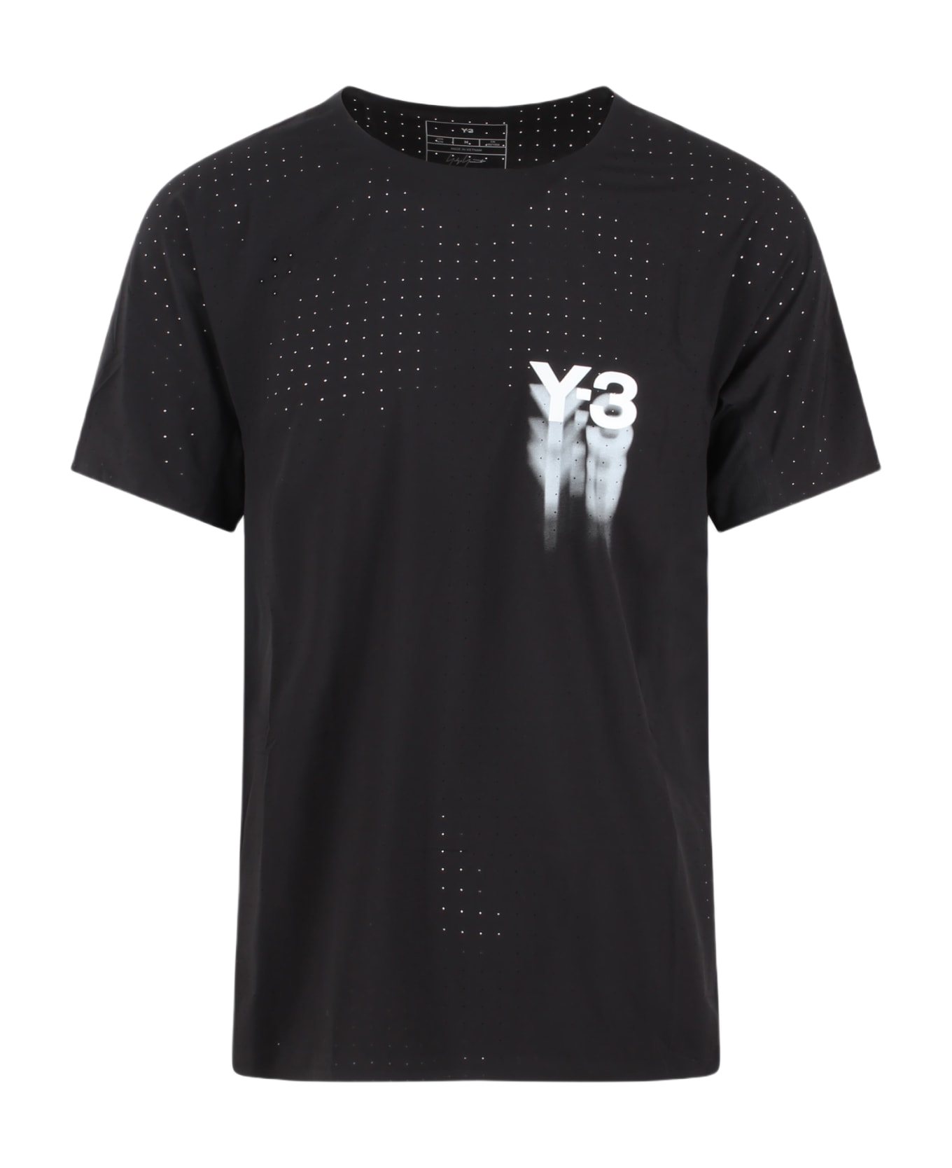 Y-3 M Run Ss T-shirt - BLACK
