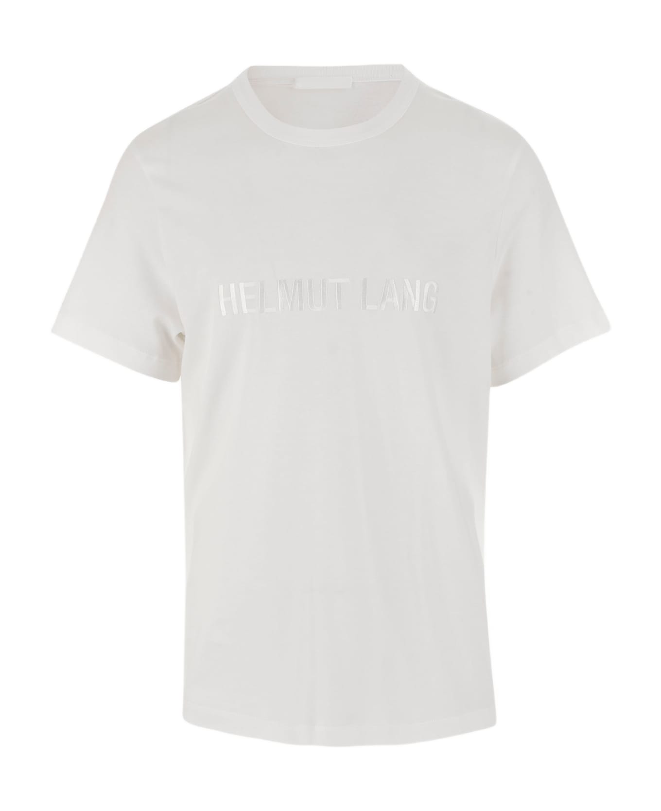 Helmut Lang Cotton T-shirt With Logo - White