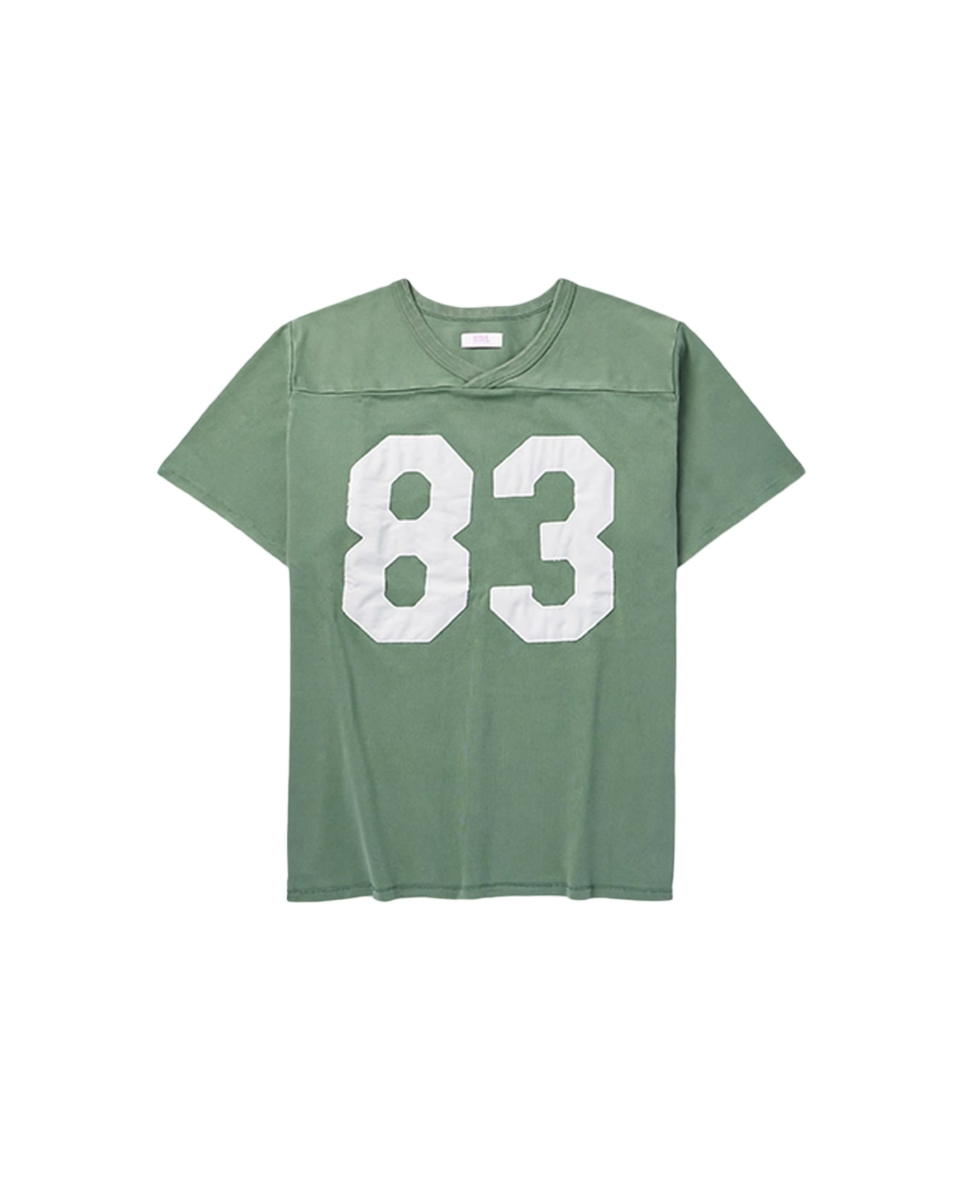 ERL Unisex Football Shirt Knit Green cotton football t-shirt - Unisex football shirt knit - Verde