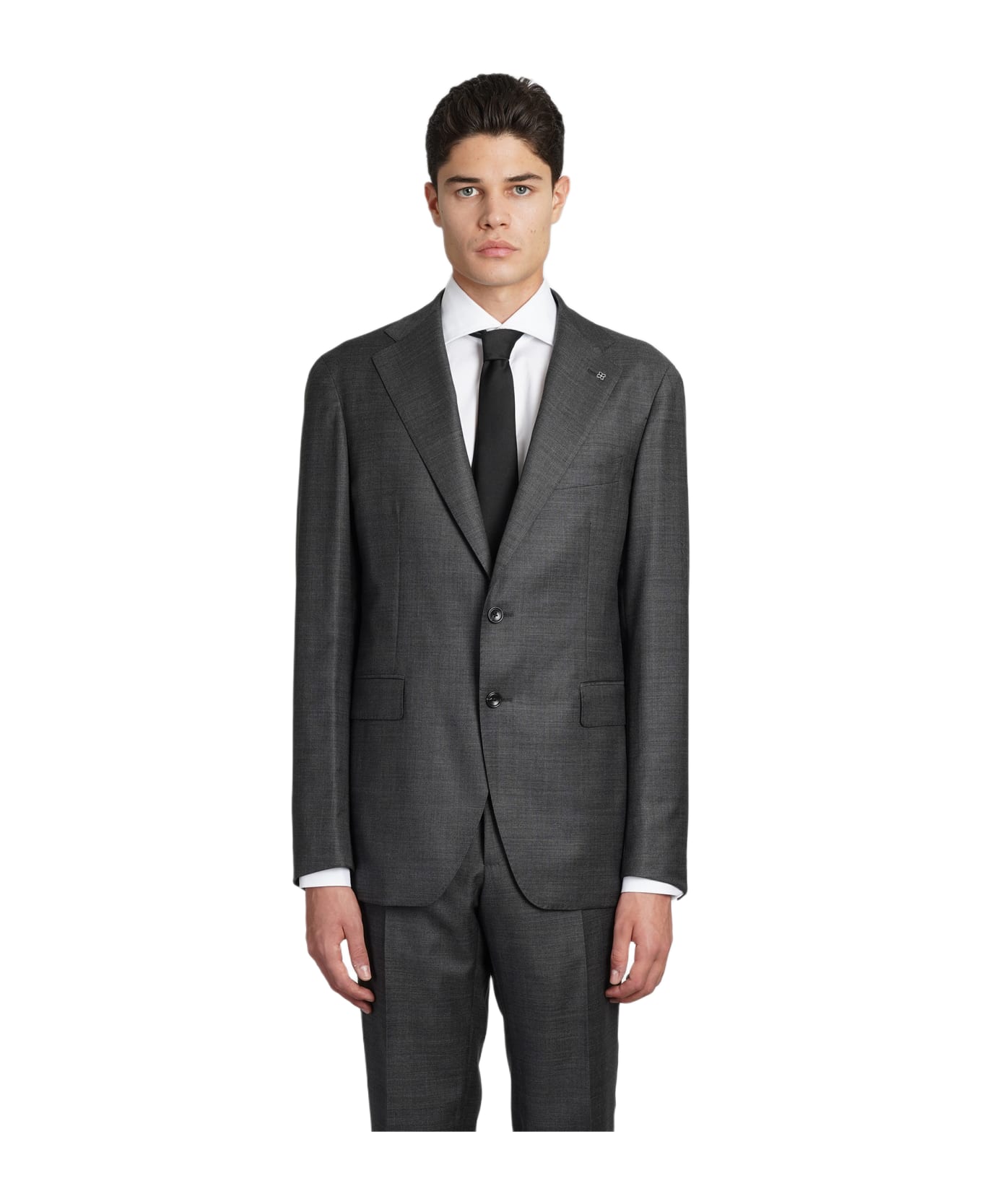 Tagliatore 0205 Dress In Grey Wool - grey スーツ