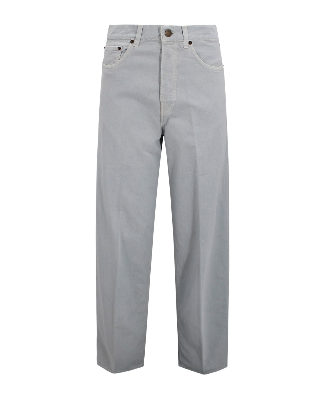 Haikure Bethany Cotton And Linen Jeans - Light Grey