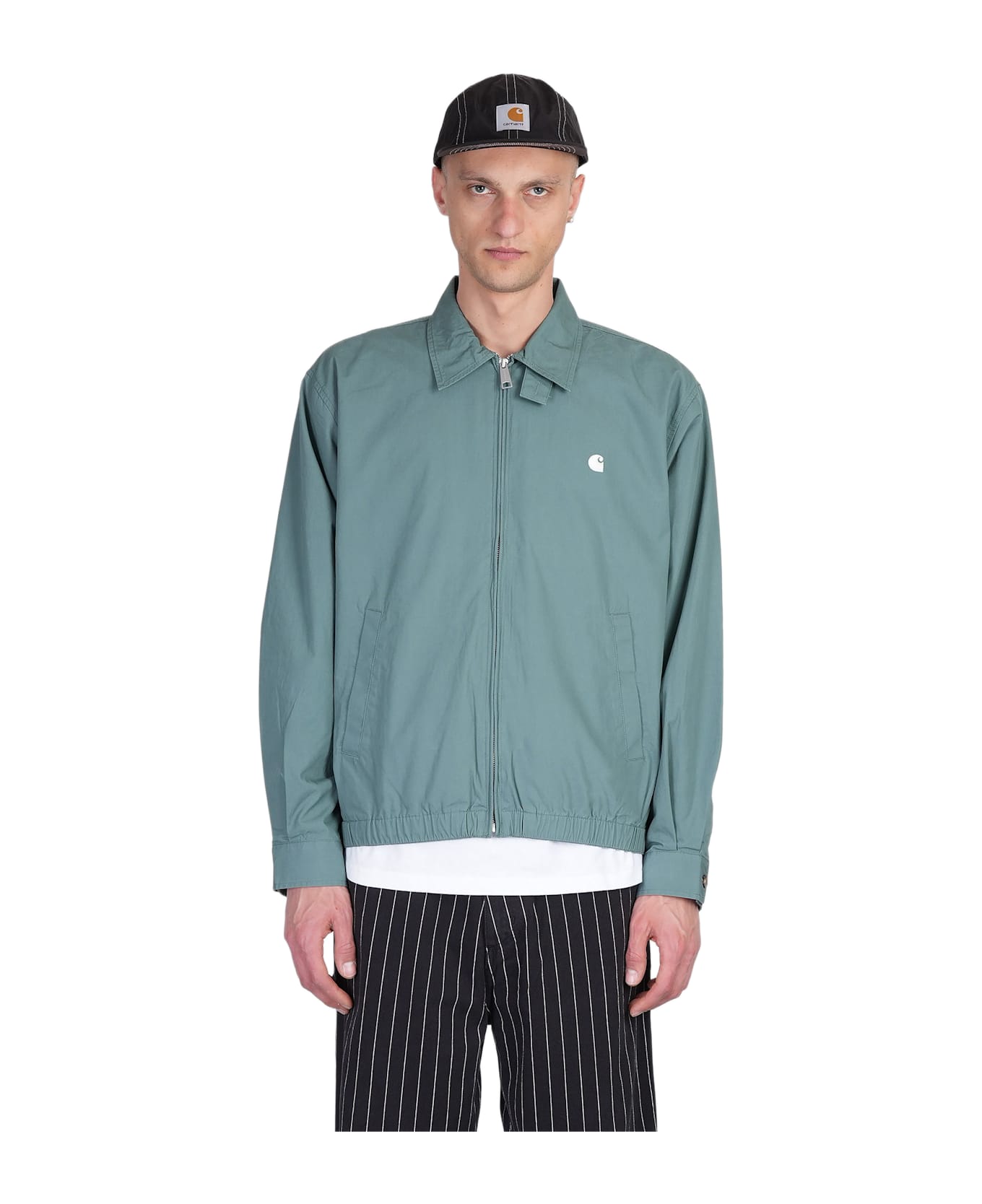 Carhartt Duke Jacket Casual Jacket In Green Cotton - green