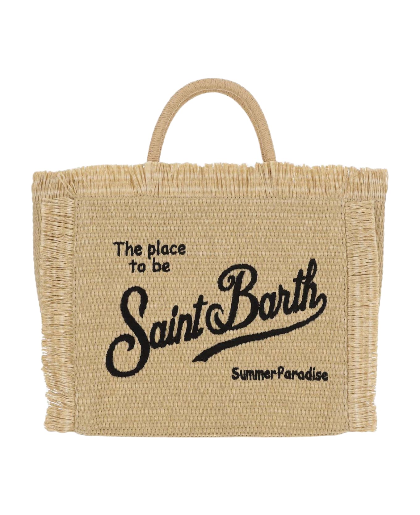 MC2 Saint Barth Colette Tote Bag With Logo - Beige トートバッグ