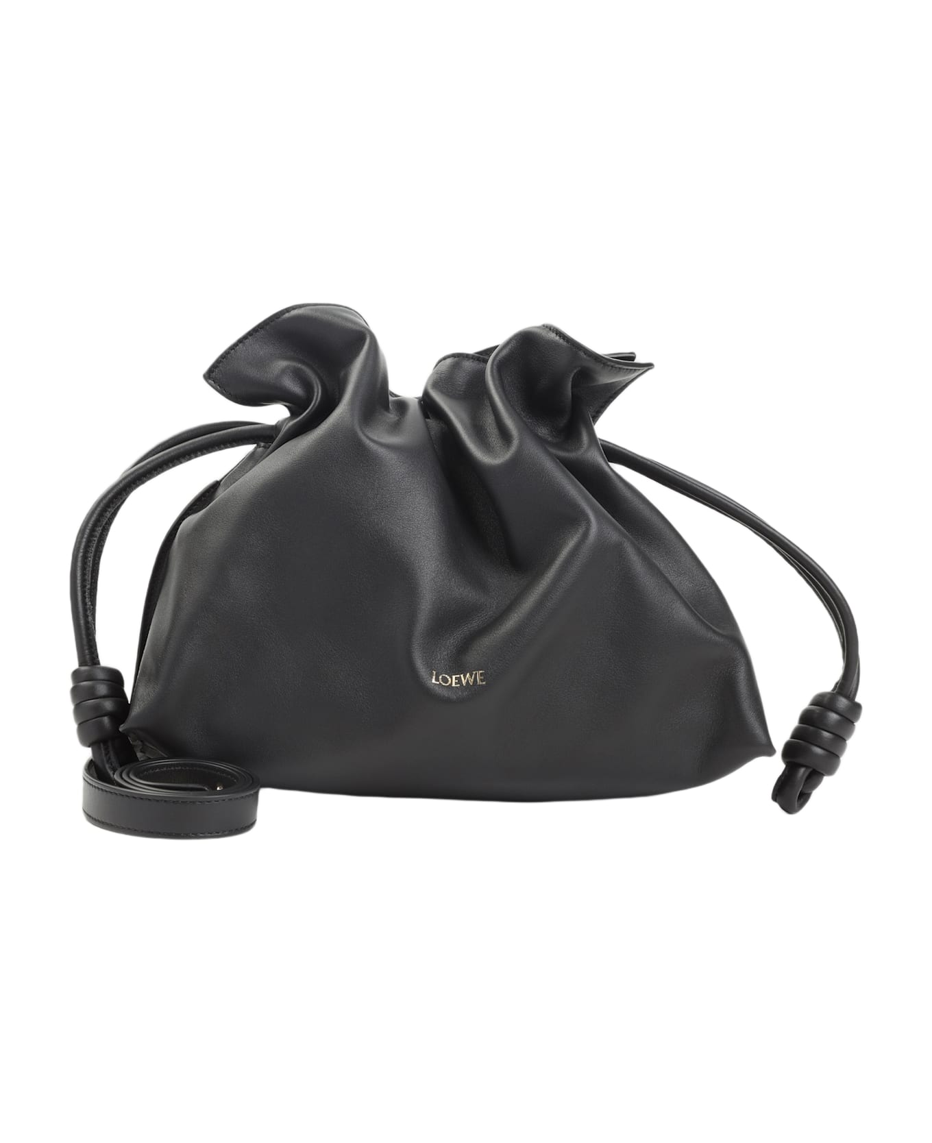 Loewe Flamenco Medium Clutch - Black